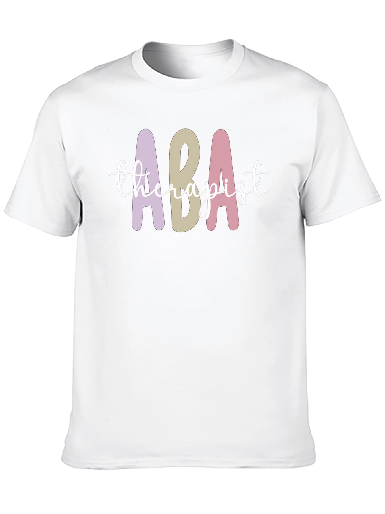 ABA Therapist Graphic T-Shirt - Black Cotton Tee