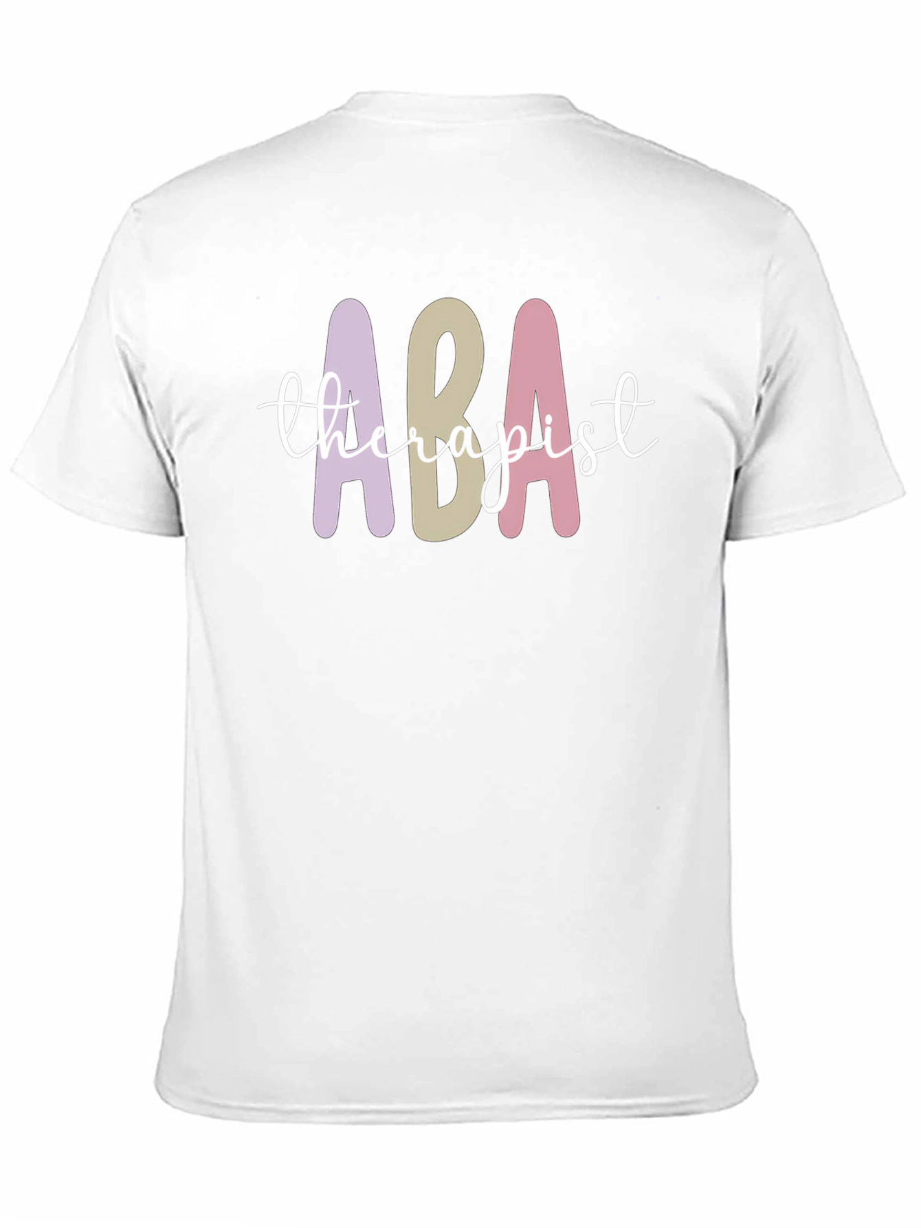 ABA Therapist Graphic T-Shirt - Black Cotton Tee