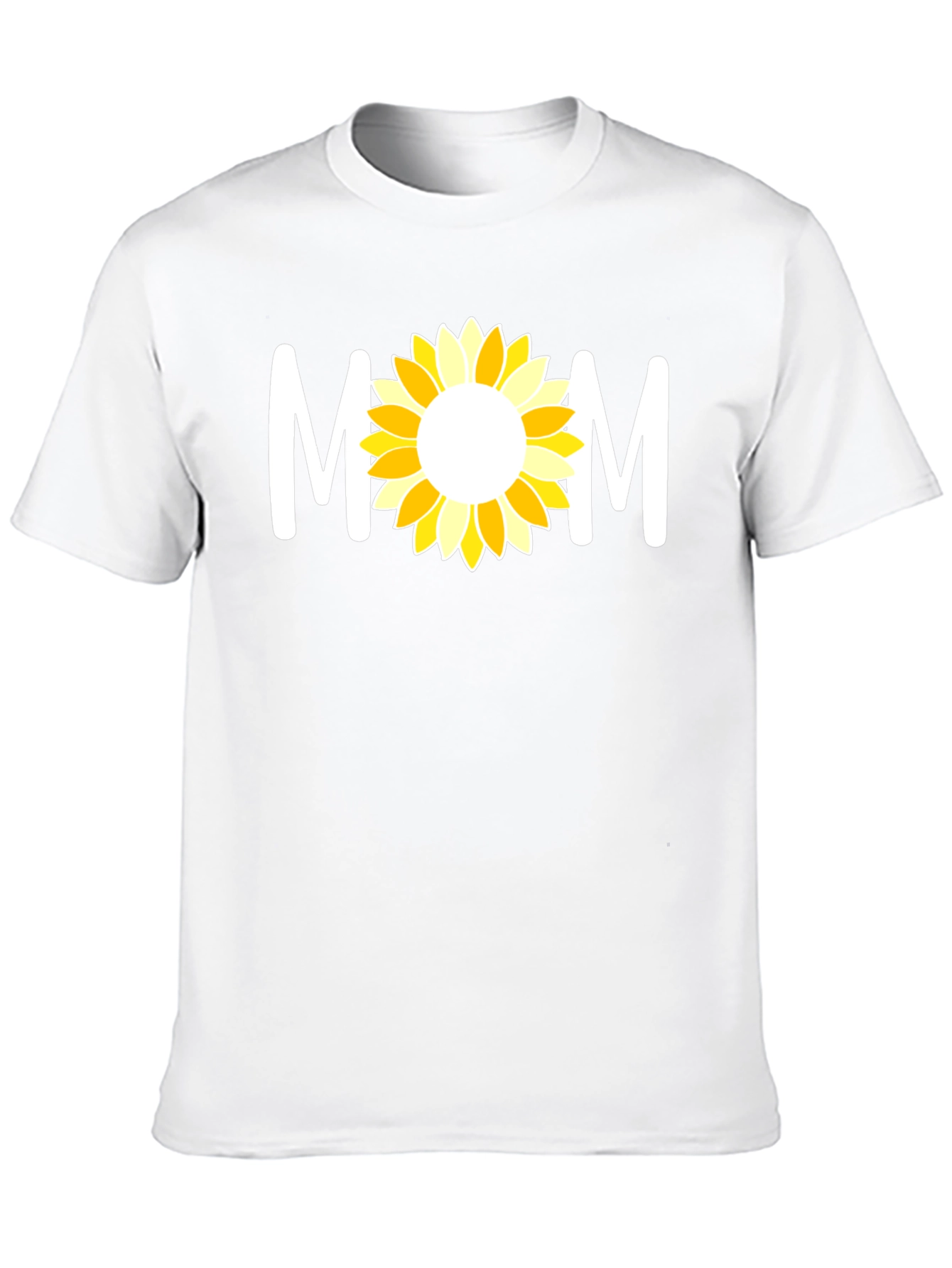 Mom Sunflower Graphic Tee - Cute Mothers Day Gift