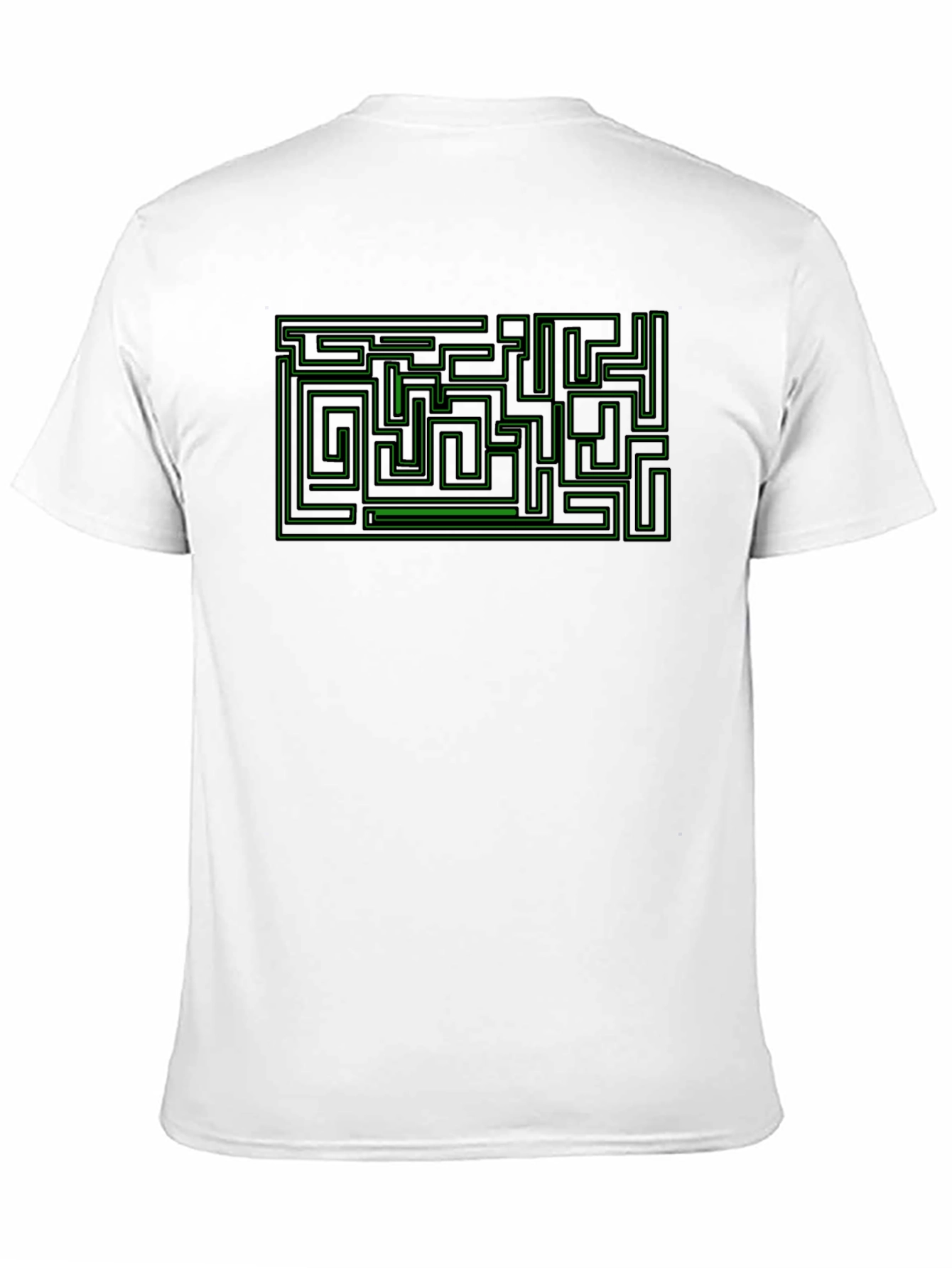Maze Graphic Tee - Puzzle Solver Shirt