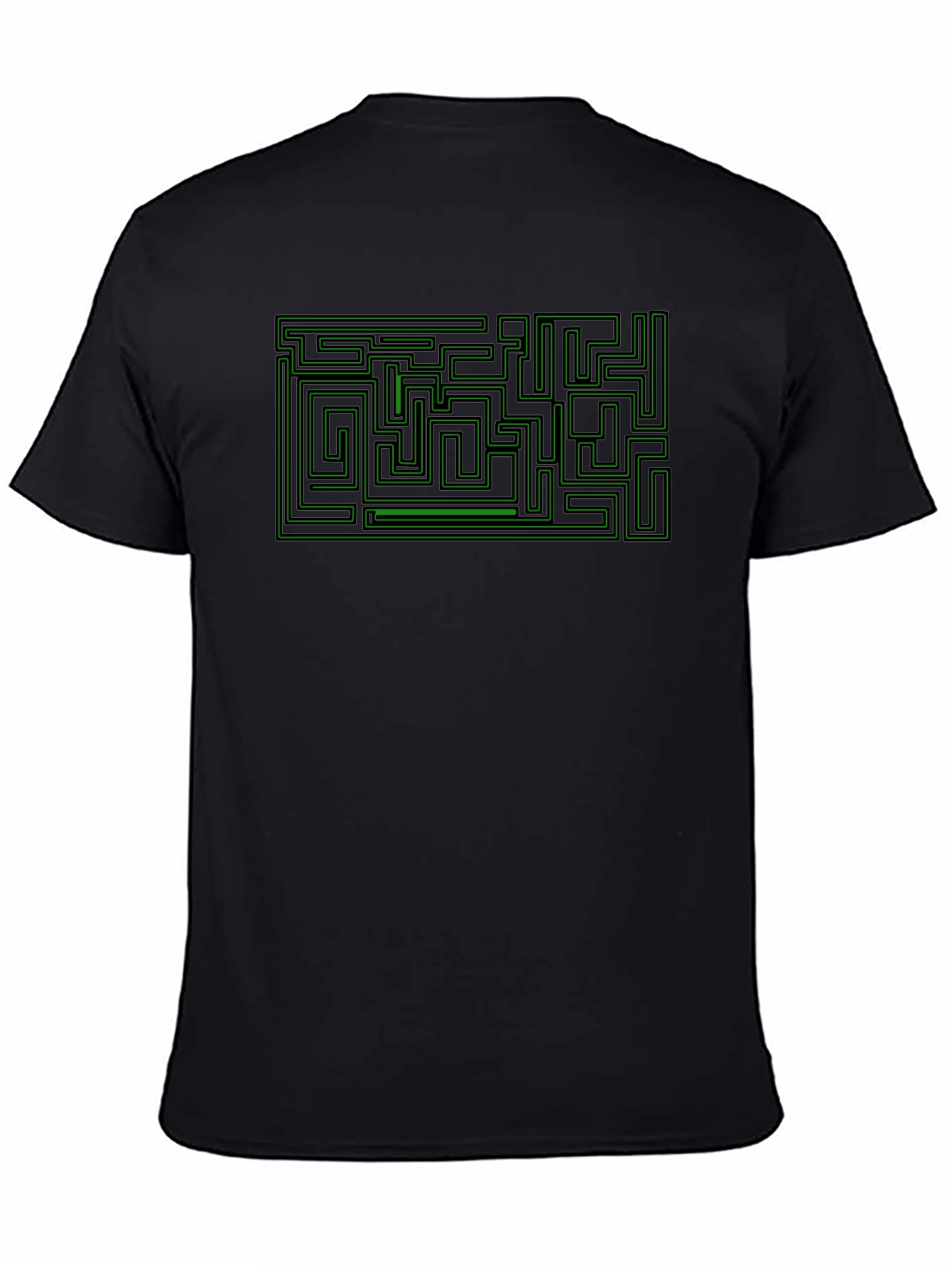 Maze Graphic Tee - Puzzle Solver Shirt