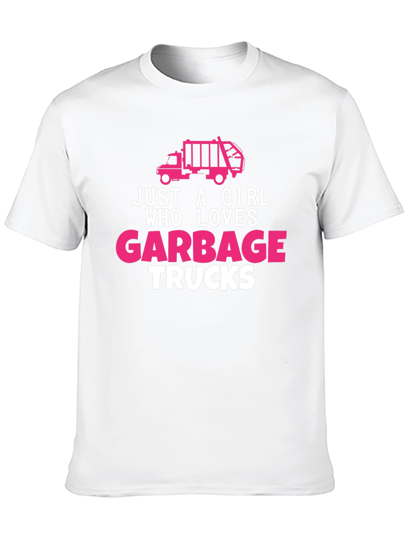 Just A Girl Who Loves Garbage Trucks T-Shirt