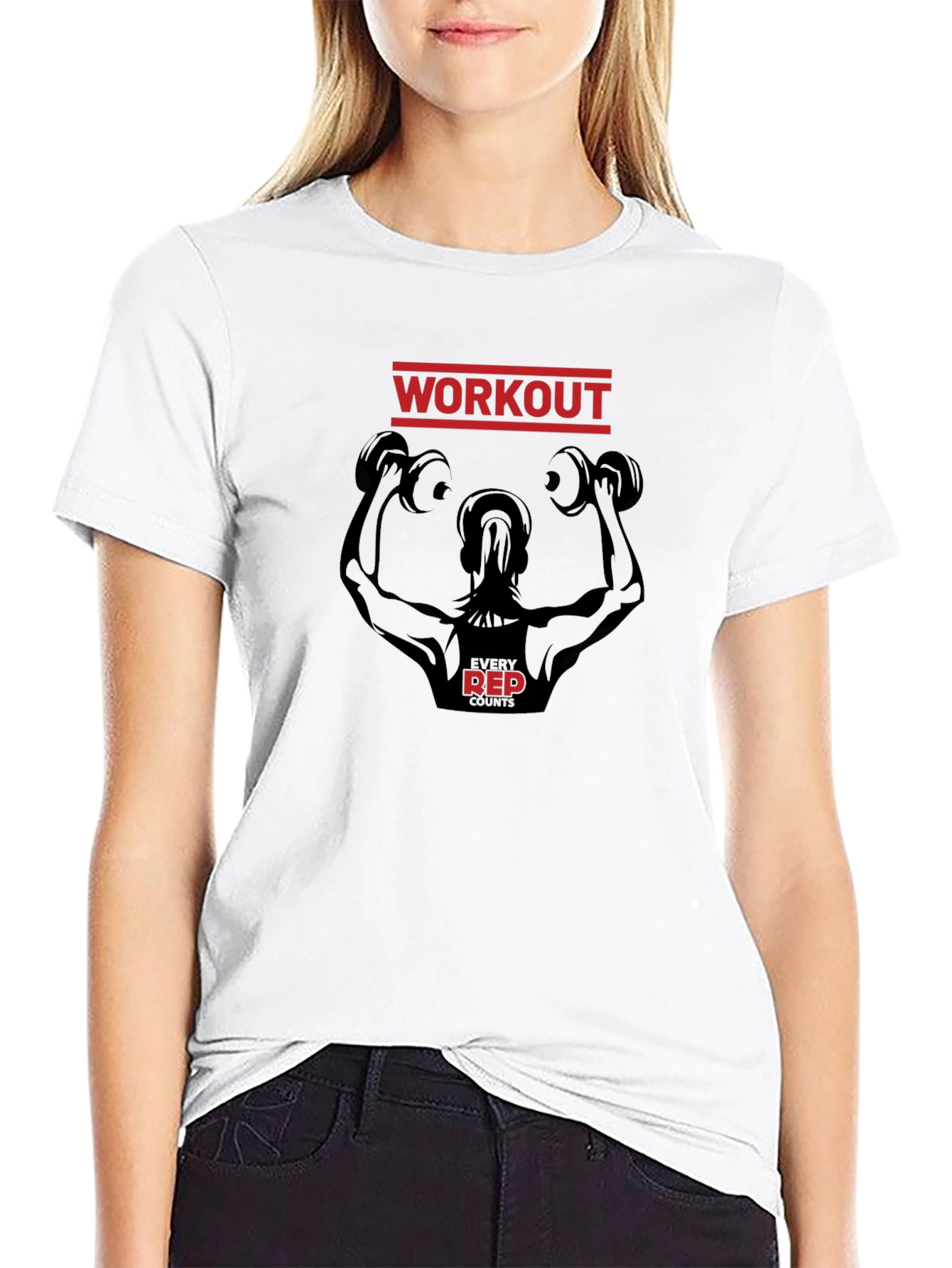 Workout T-Shirt: Every Rep Counts!