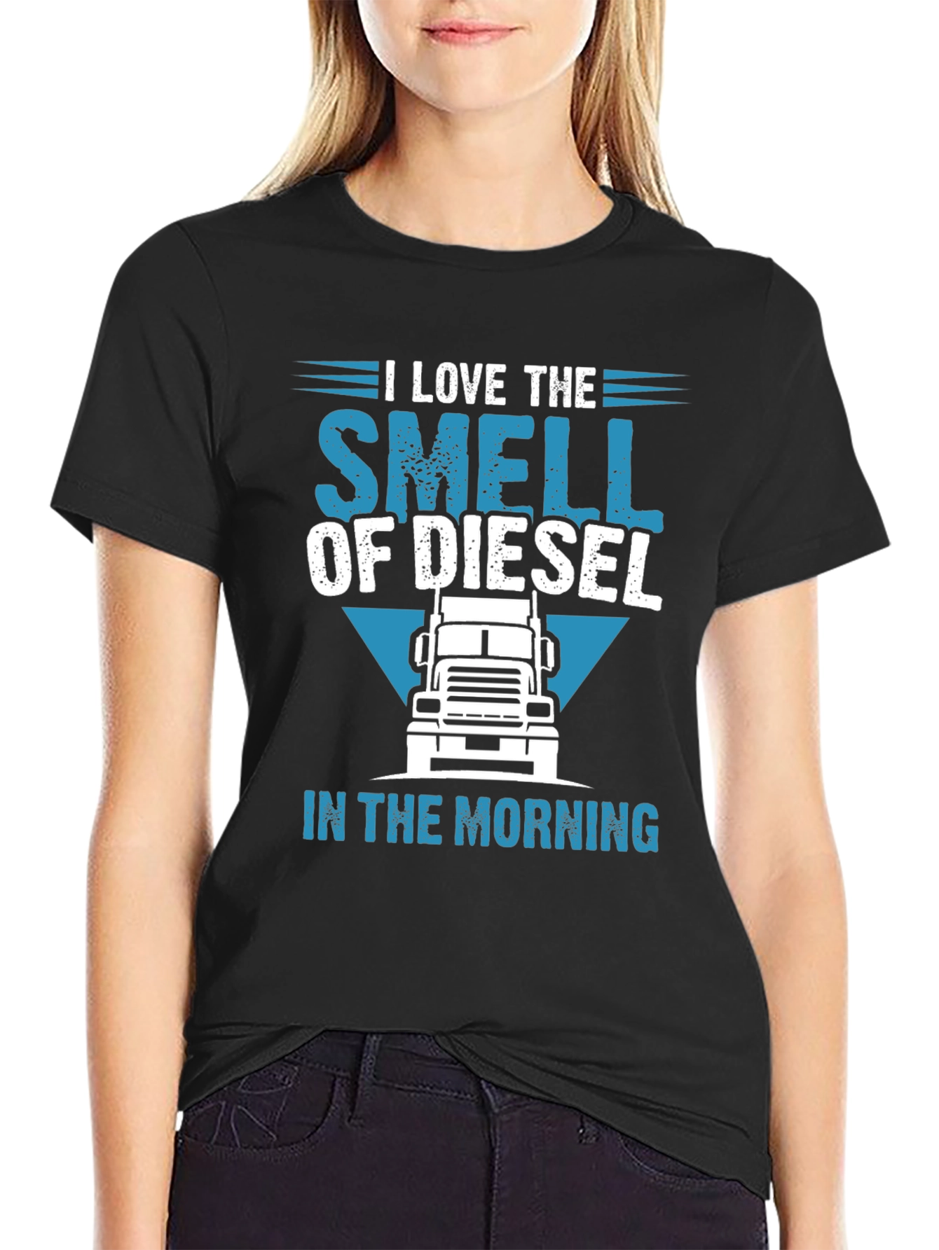 Diesel Smell Trucker T-Shirt - Morning Ride