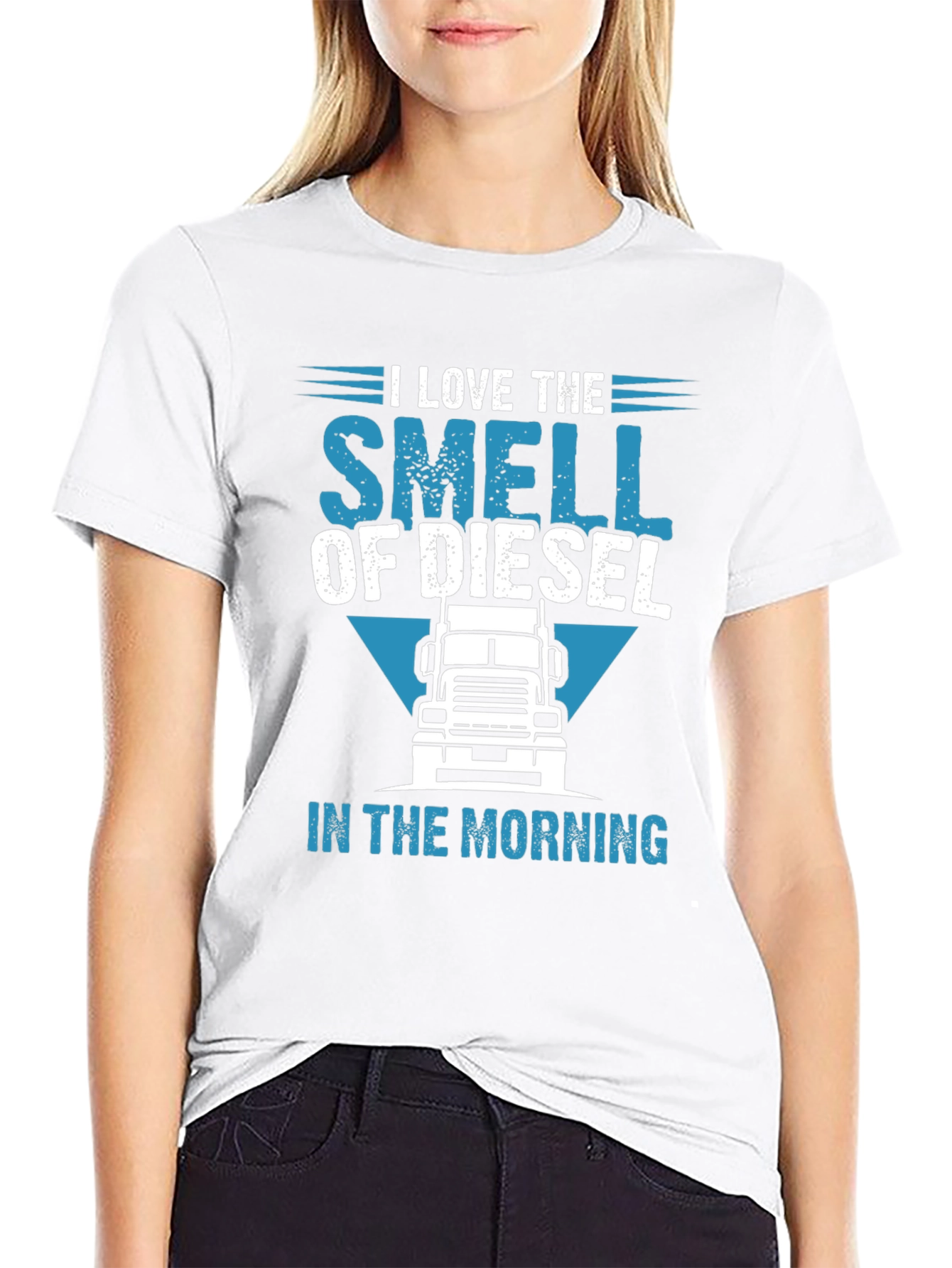 Diesel Smell Trucker T-Shirt - Morning Ride