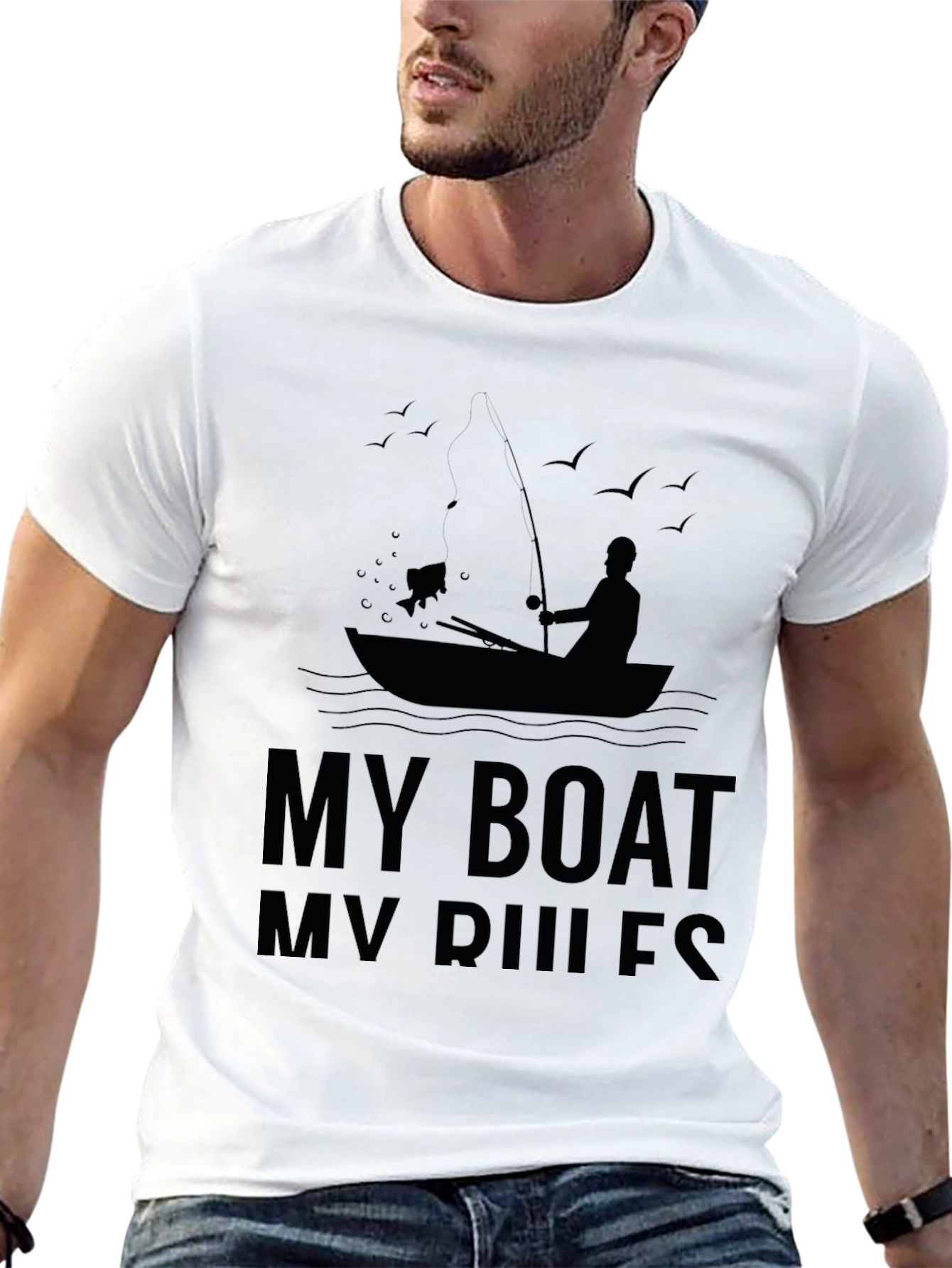 My Boat My Rules Fishing T-Shirt