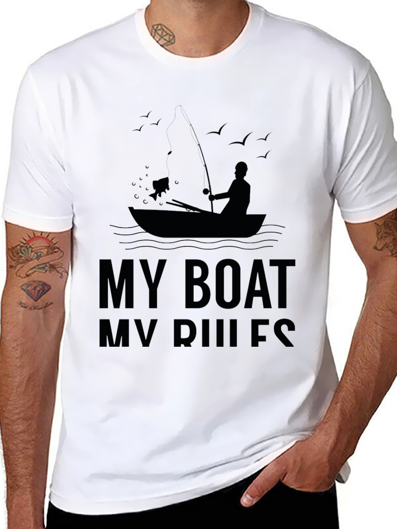 My Boat My Rules Fishing T-Shirt