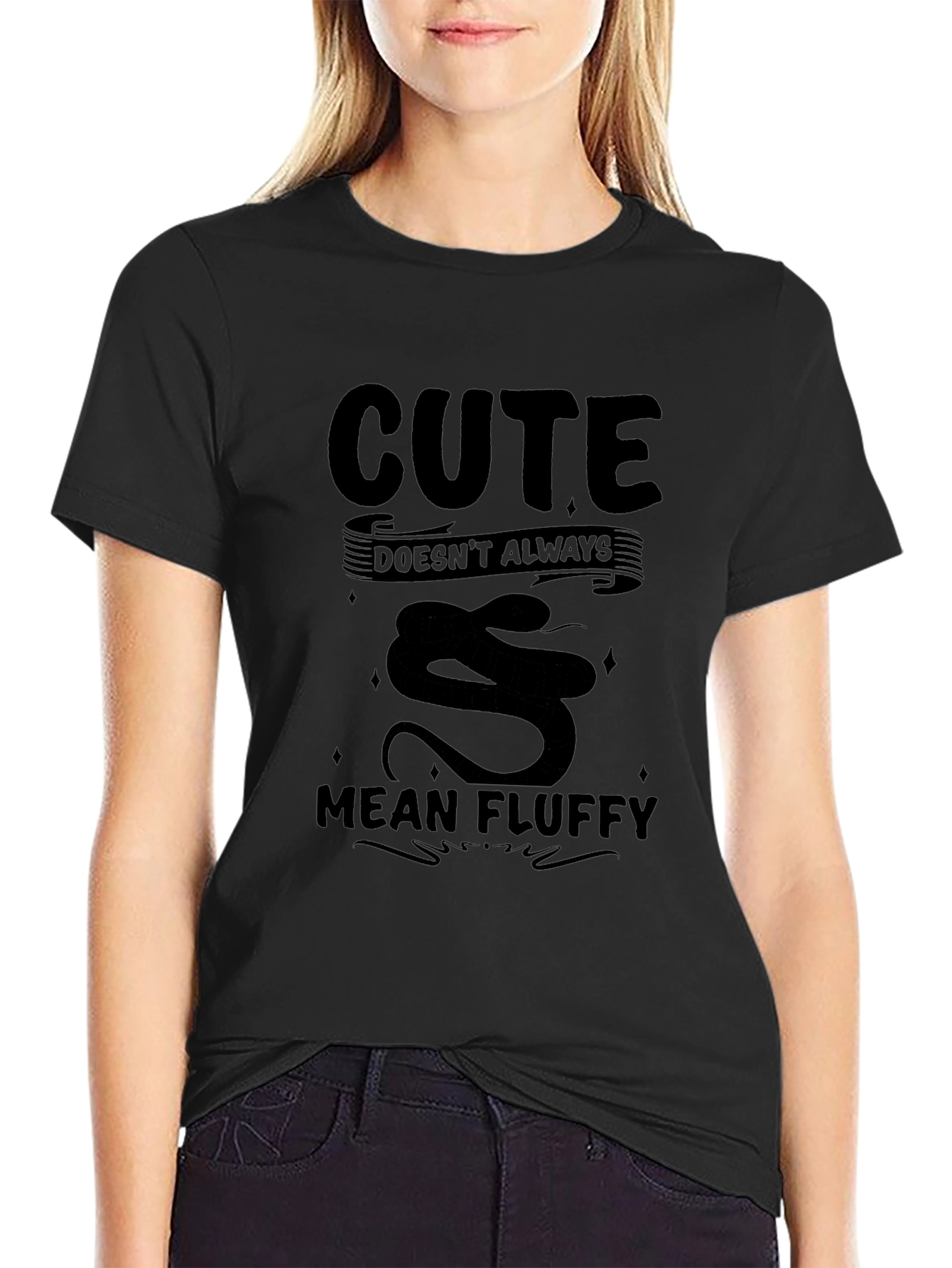 Cute Doesnt Always Mean Fluffy Snake T-Shirt