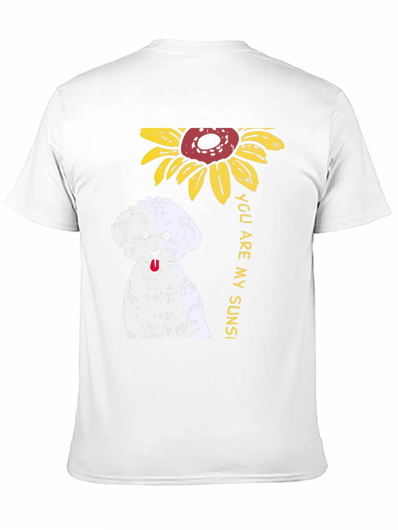 Sunflower Dog T-Shirt - You Are My Sunshine!