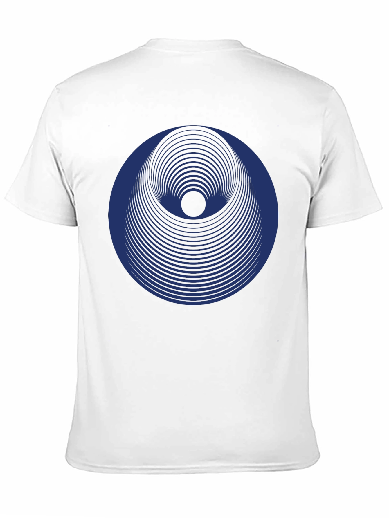 Geometric Eye Graphic Black T-Shirt
