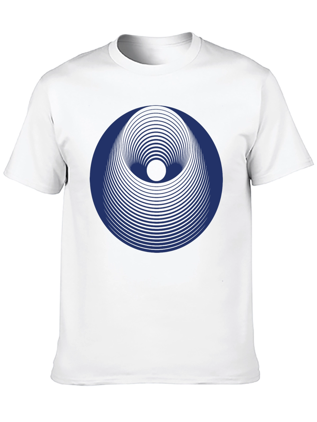 Geometric Eye Graphic Black T-Shirt