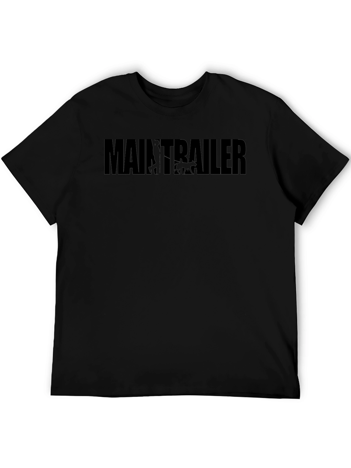Main Trailer Black Graphic Tee - Mens