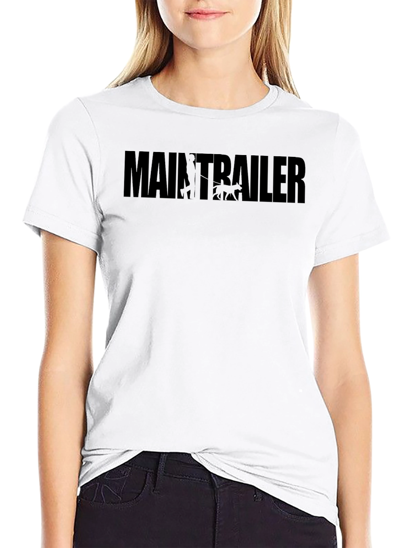 Main Trailer Black Graphic Tee - Mens