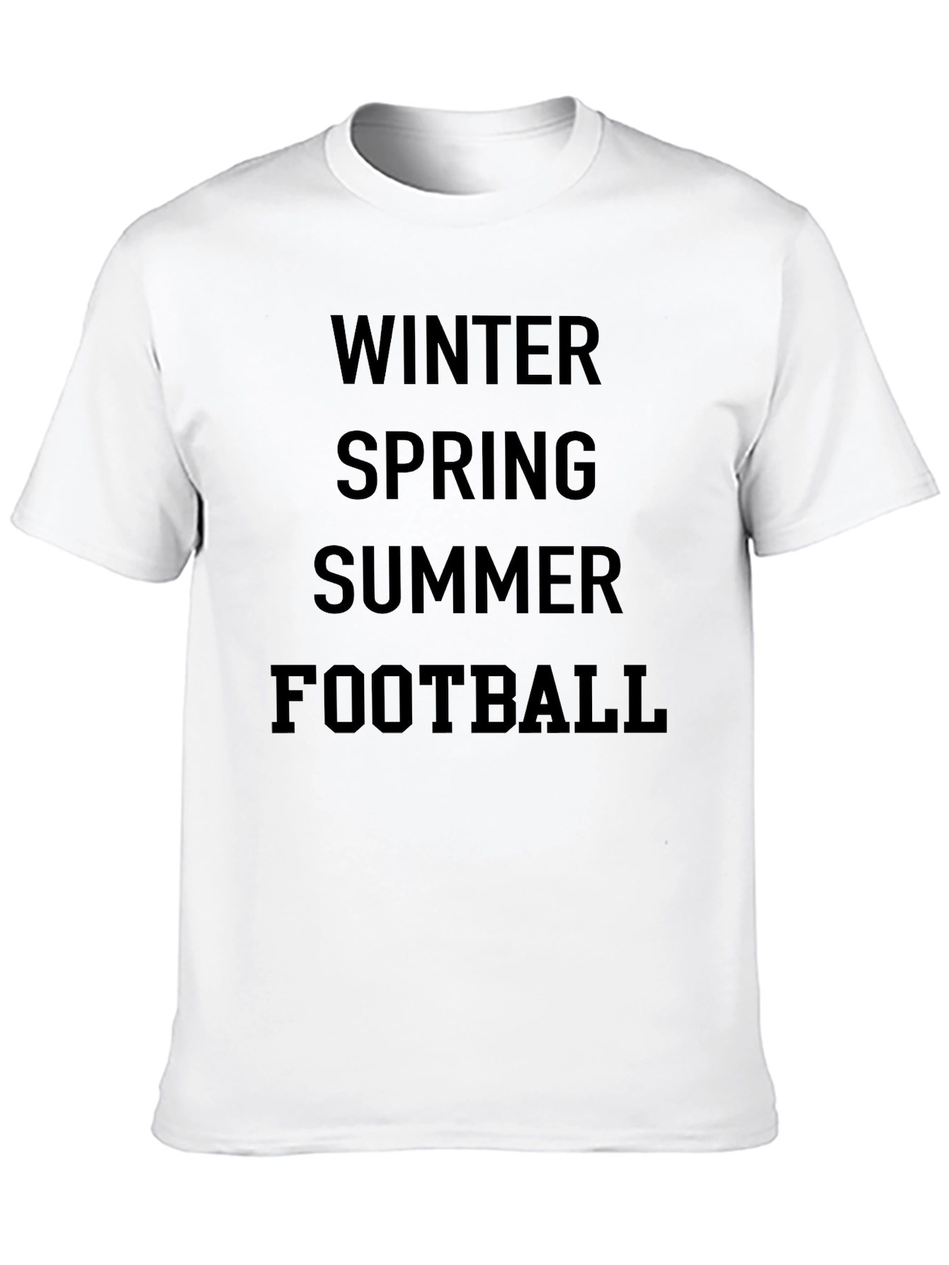 Seasons T-Shirt: Winter Spring Summer Football Tee