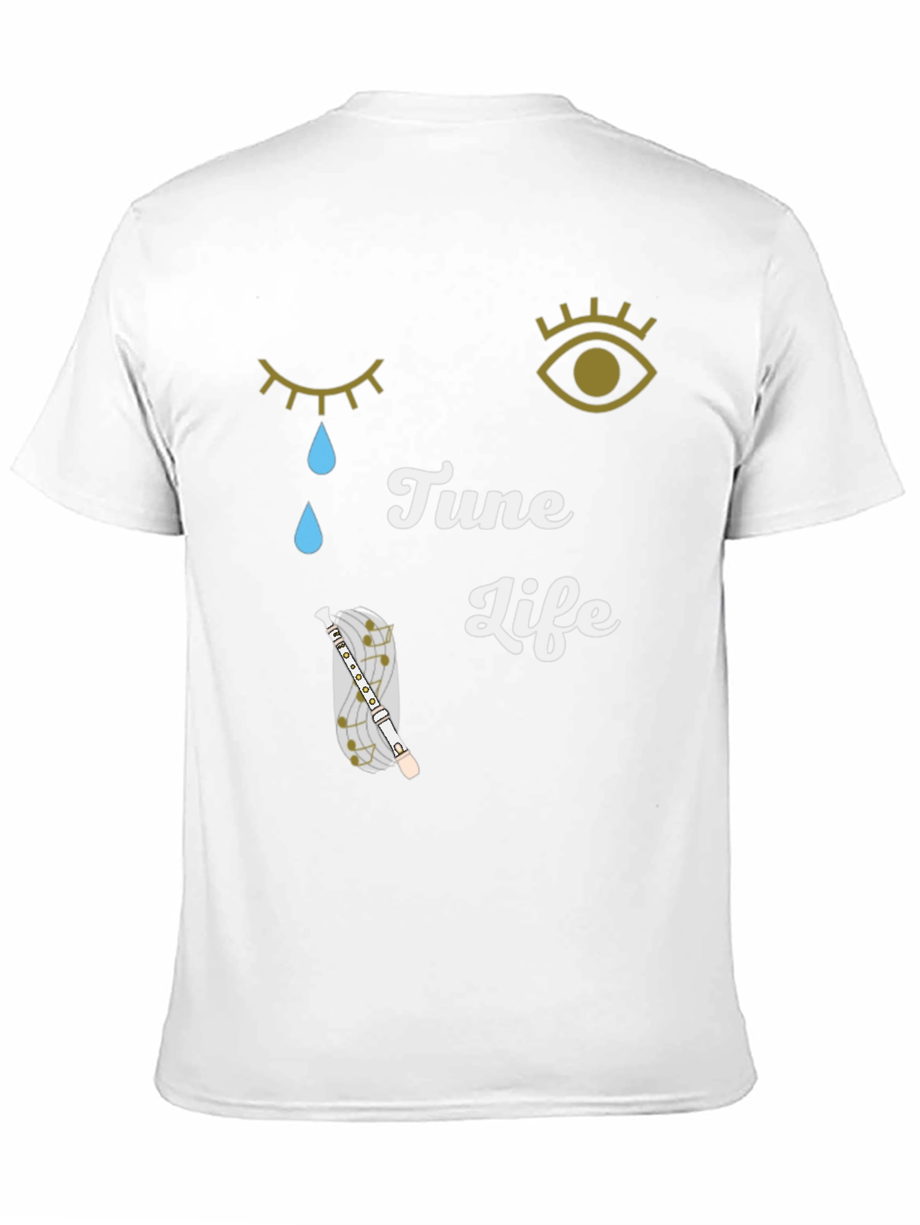 Tune Life Graphic Tee - Music Lovers Shirt