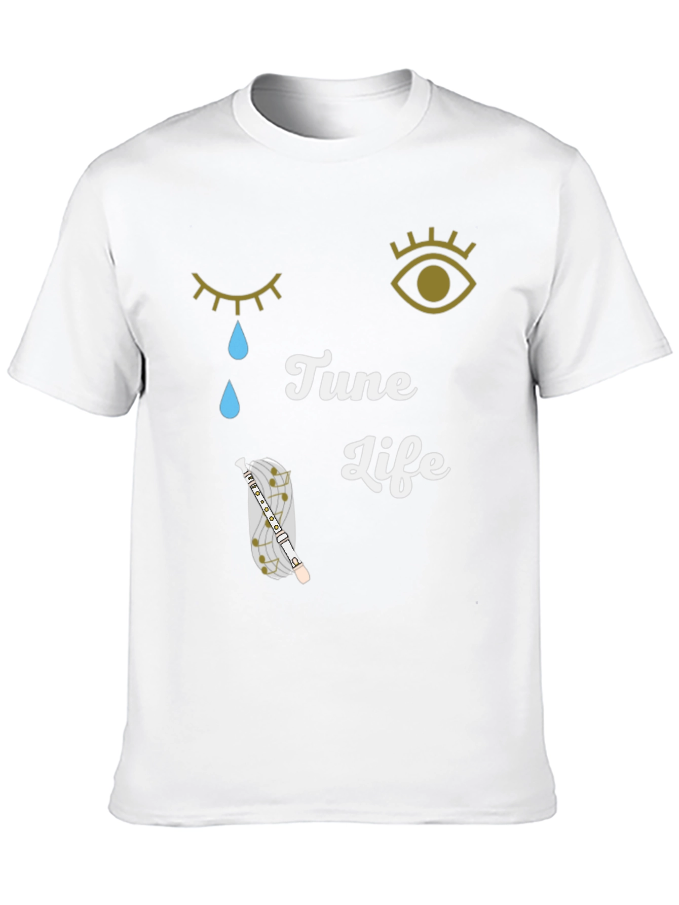 Tune Life Graphic Tee - Music Lovers Shirt
