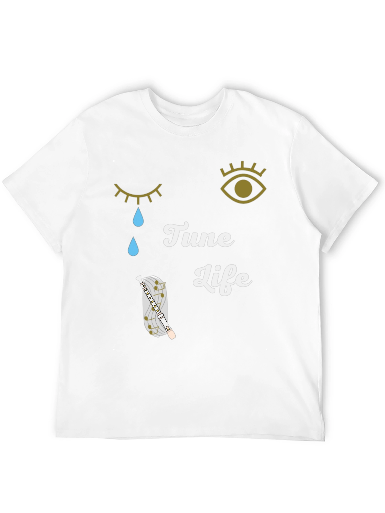 Tune Life Graphic Tee - Music Lovers Shirt