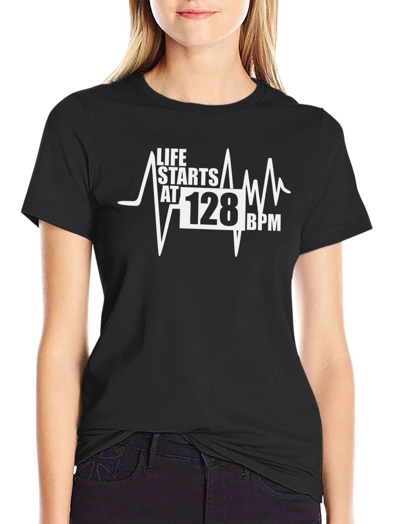 Life Starts at 128 BPM T-Shirt