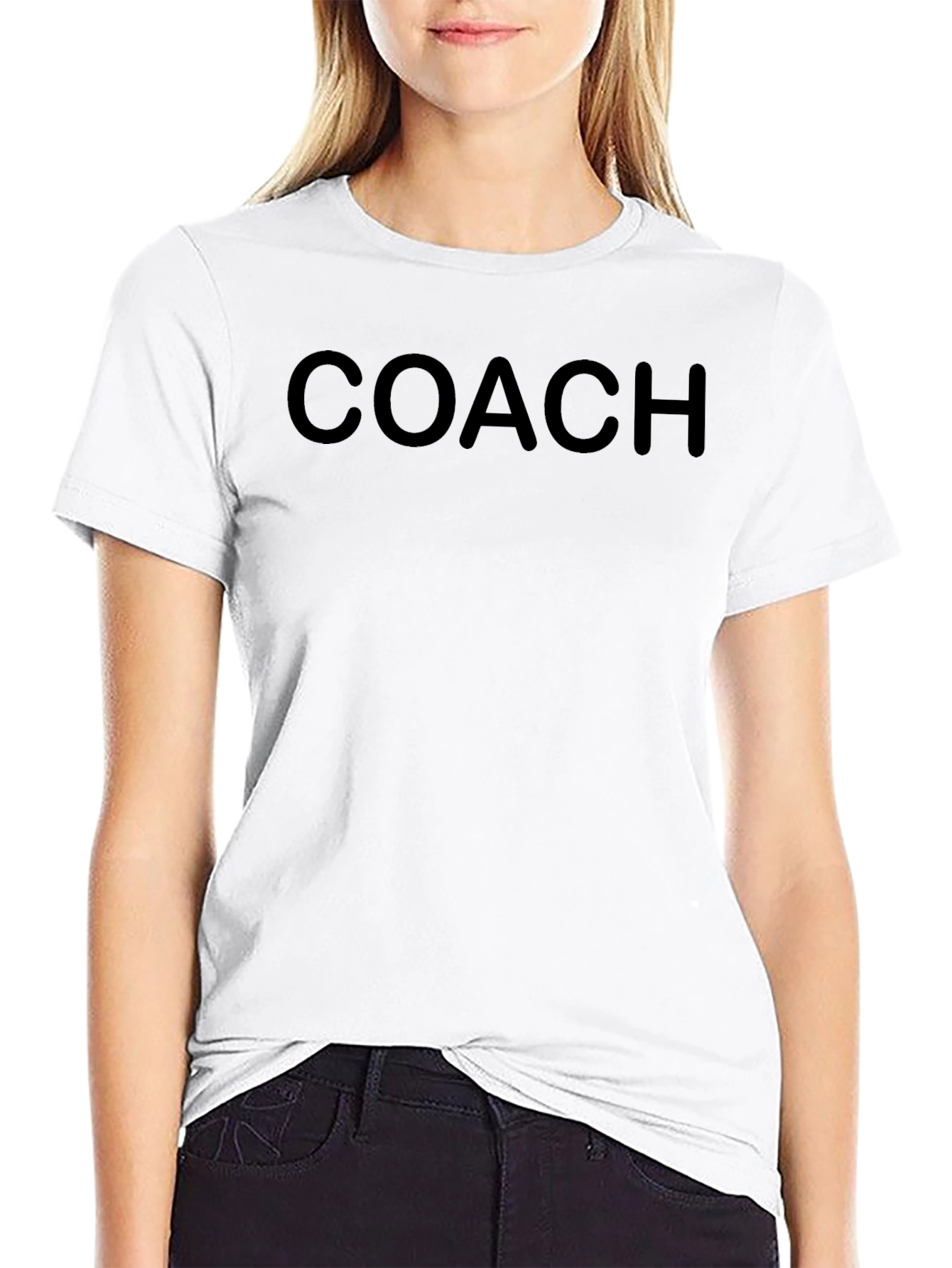 Mens Black COACH Graphic Tee