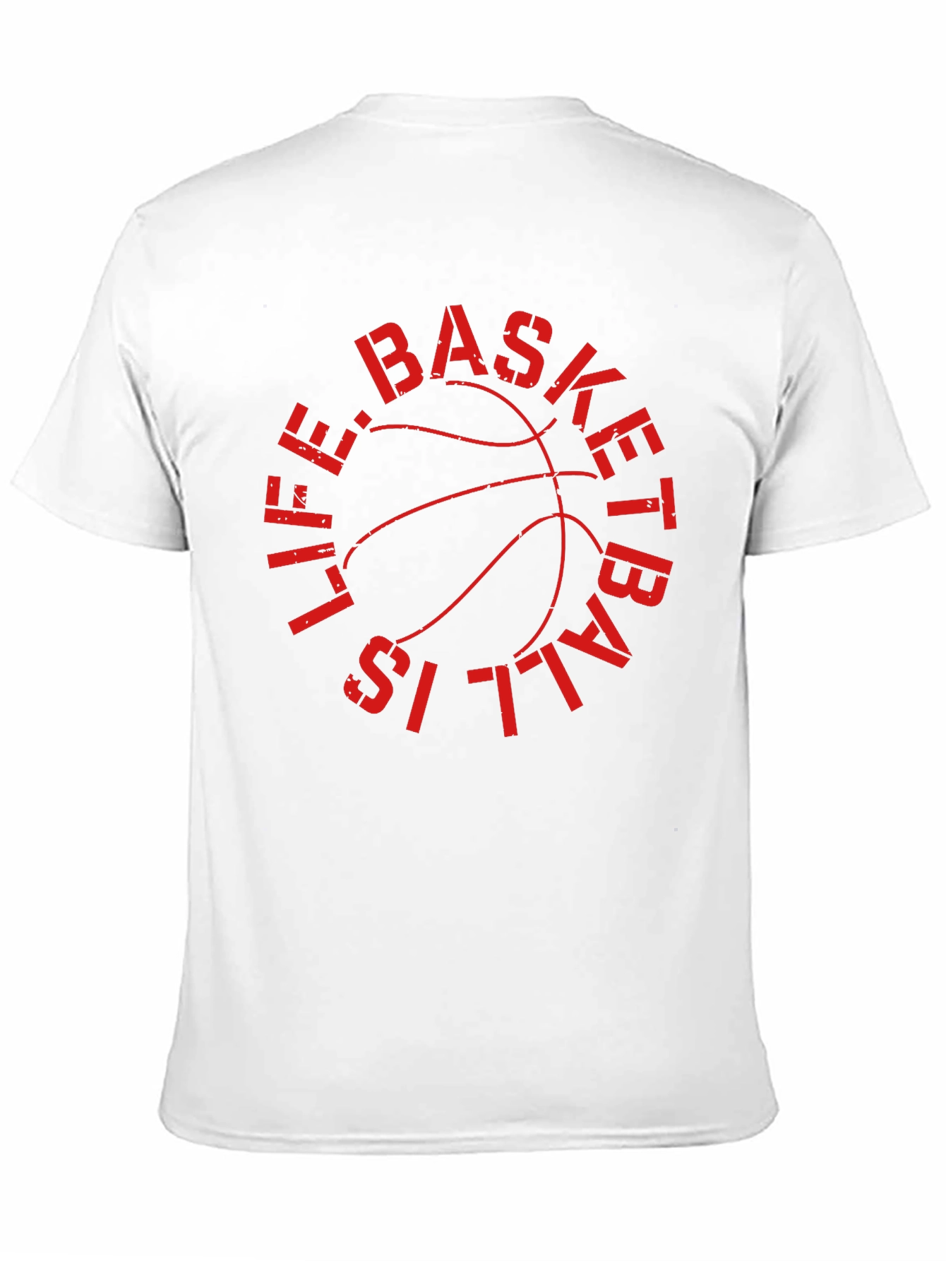 Life is Basketball Graphic Tee - Black