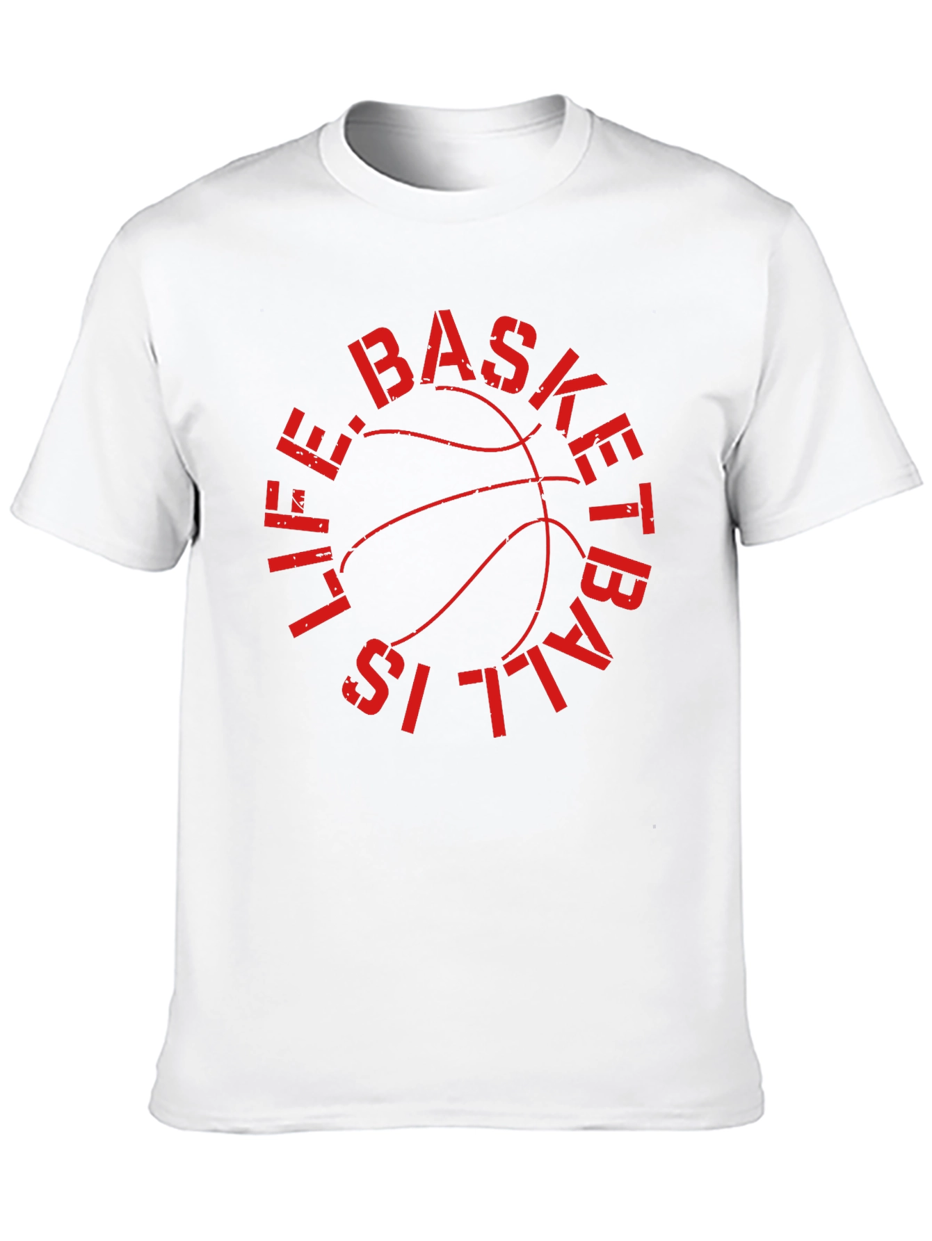 Life is Basketball Graphic Tee - Black