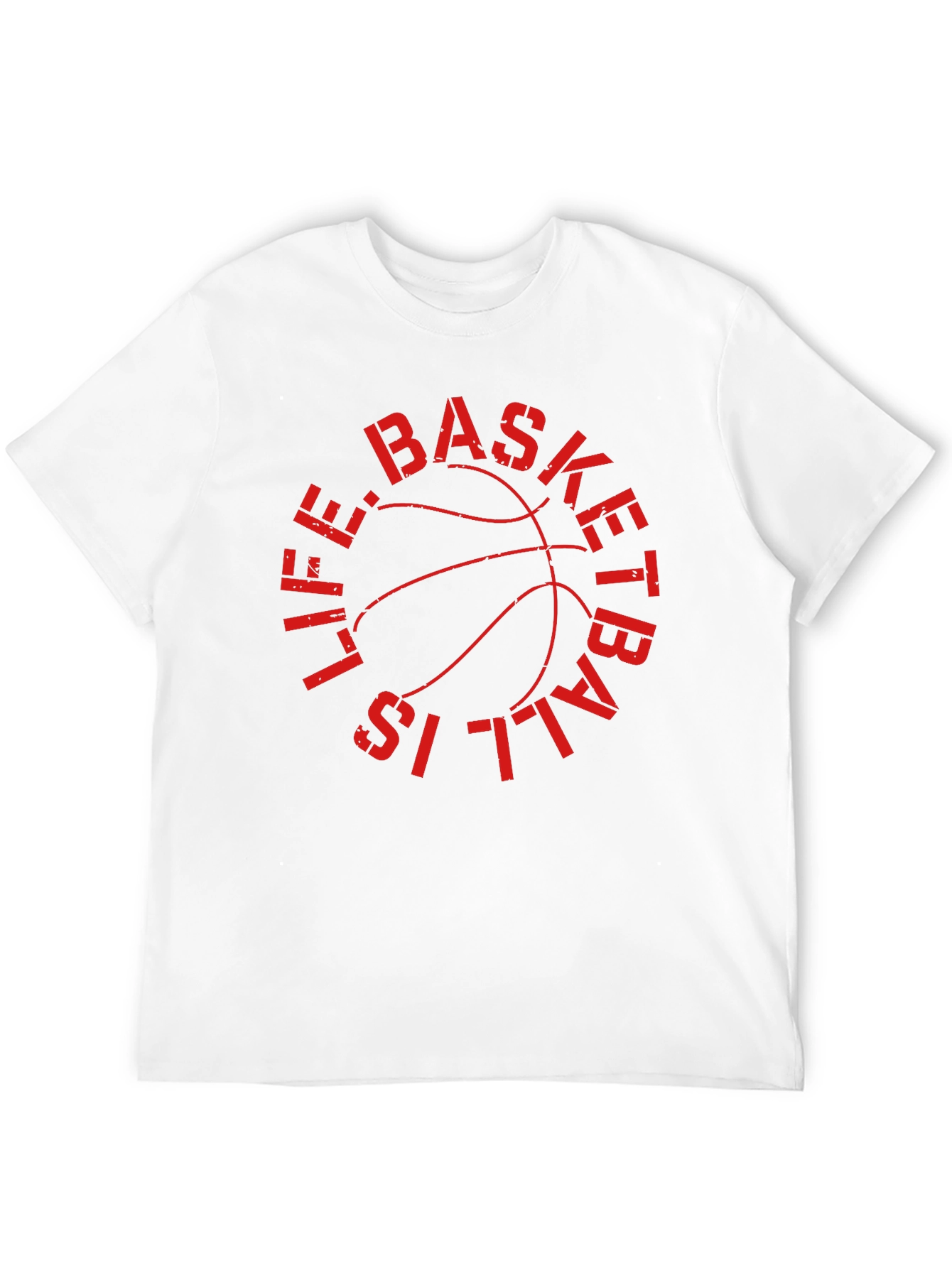 Life is Basketball Graphic Tee - Black