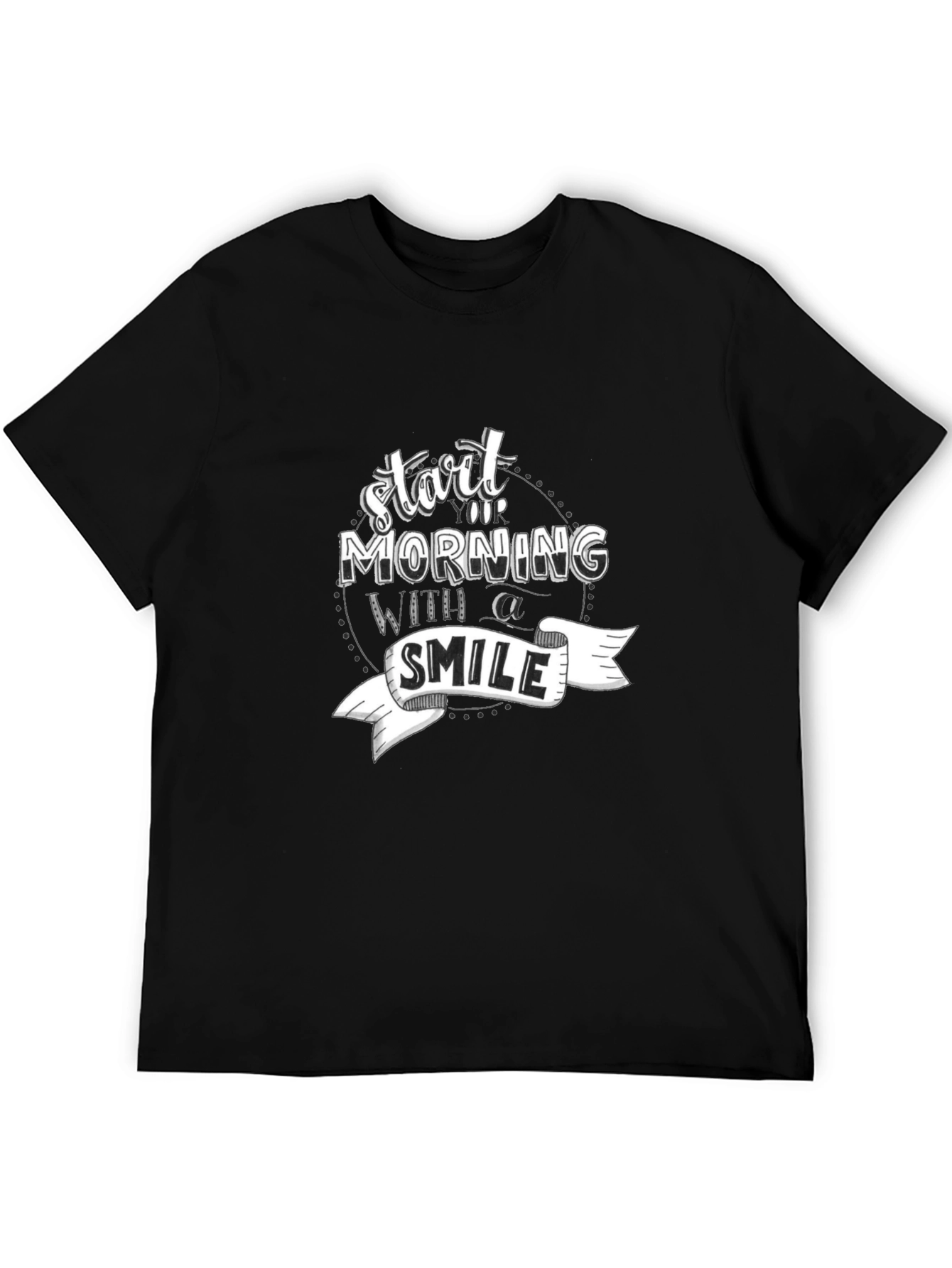 Start Morning with a Smile Graphic T-Shirt