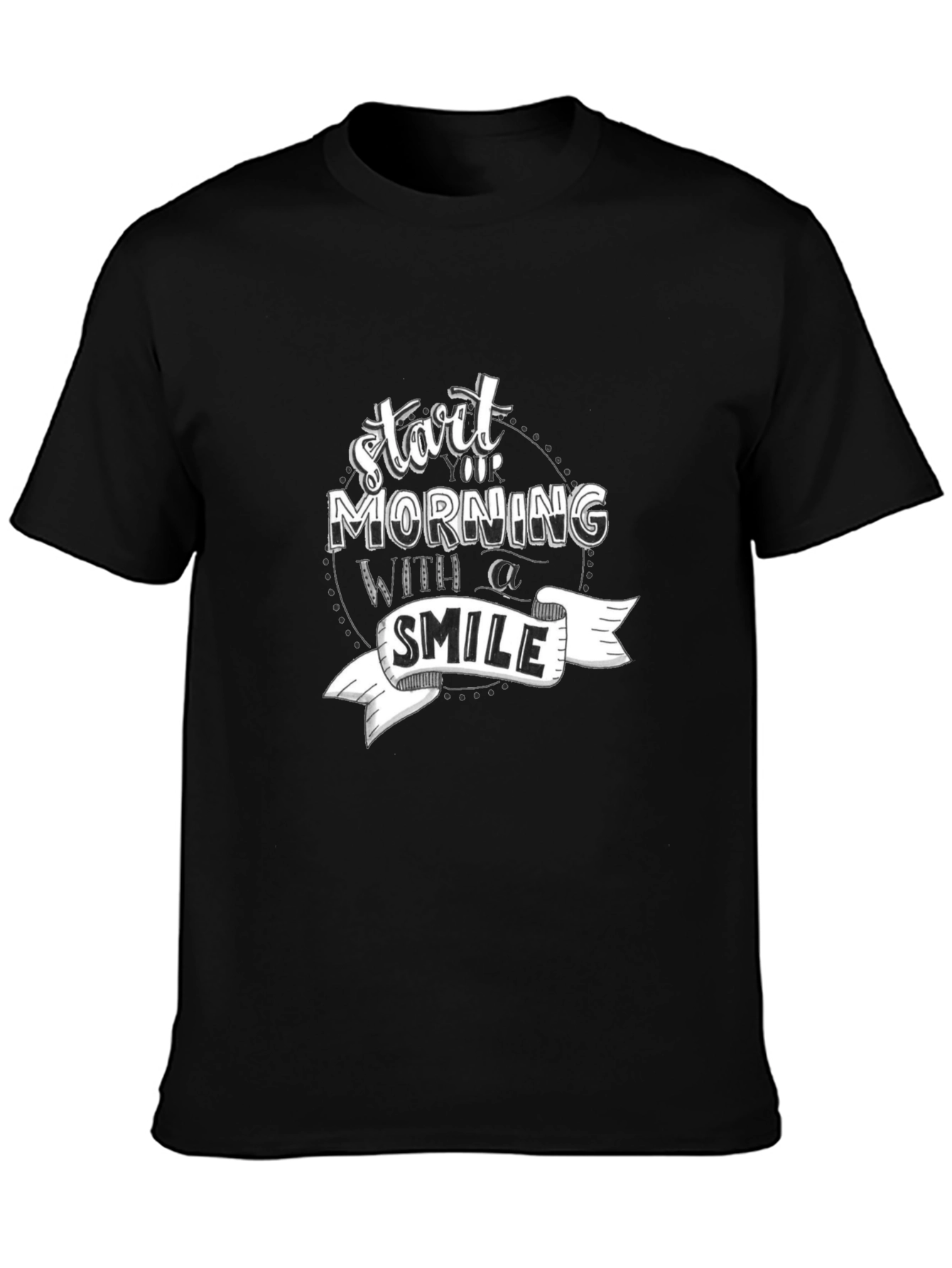 Start Morning with a Smile Graphic T-Shirt