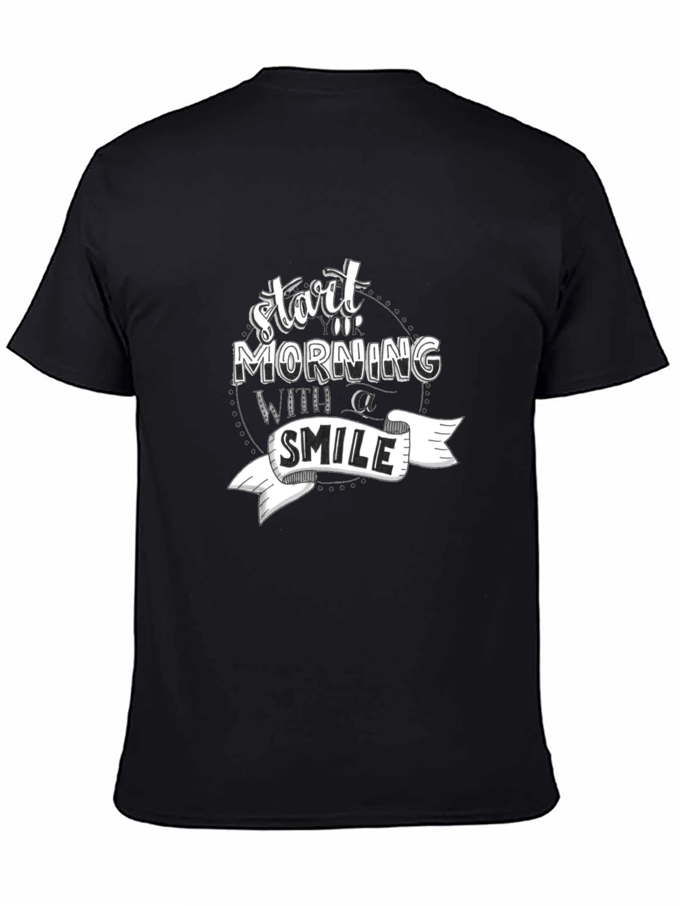 Start Morning with a Smile Graphic T-Shirt