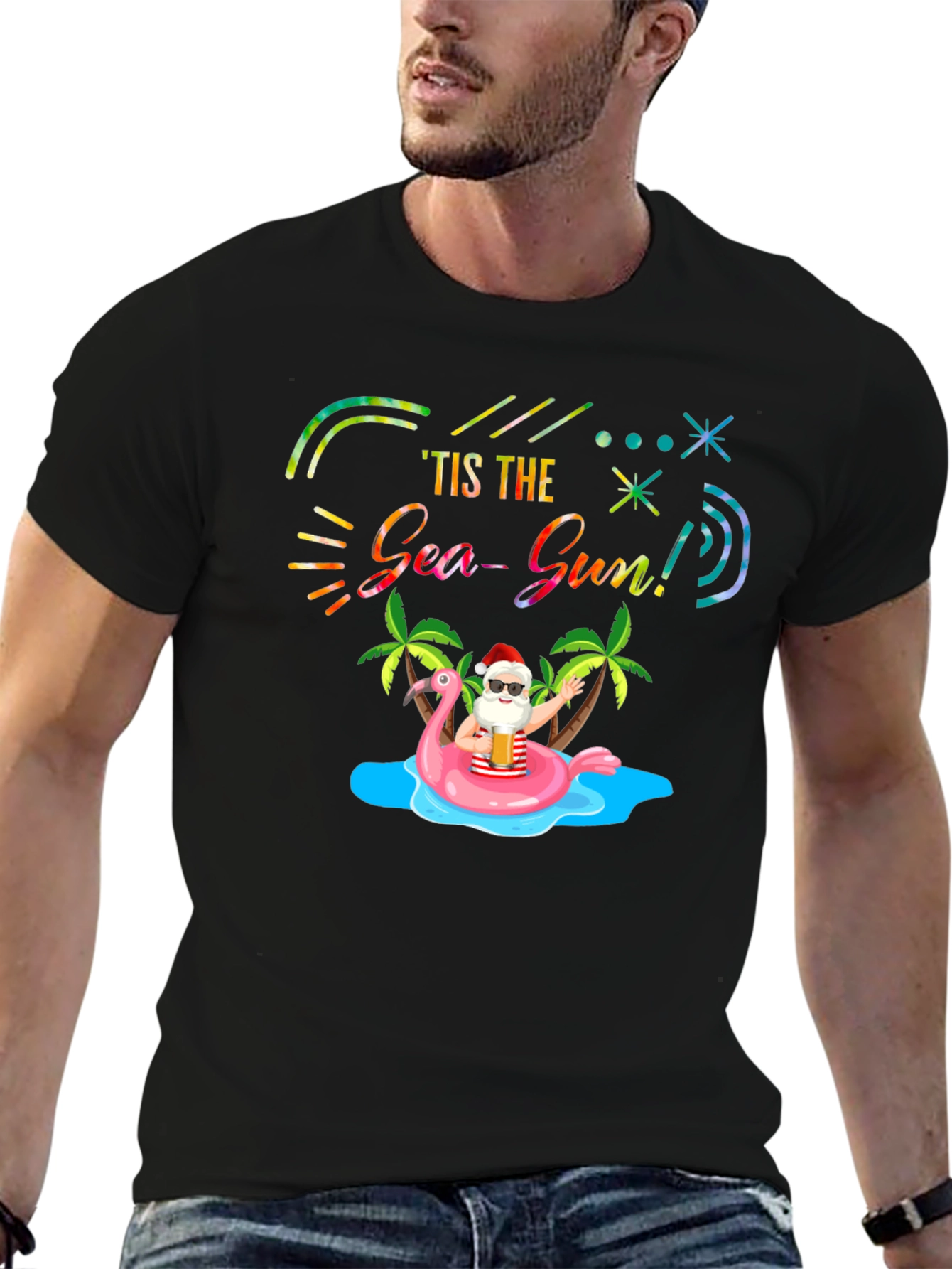 Tis the Sea-Sun! Novelty Graphic Tee