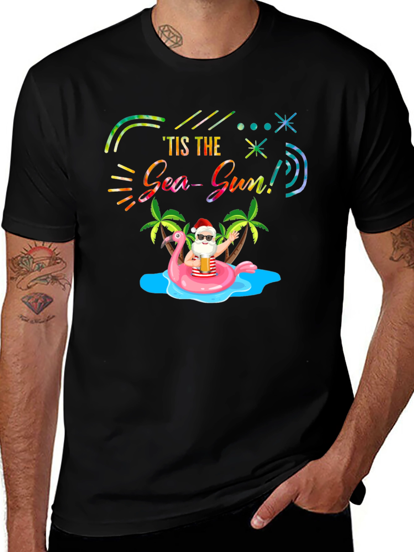 Tis the Sea-Sun! Novelty Graphic Tee