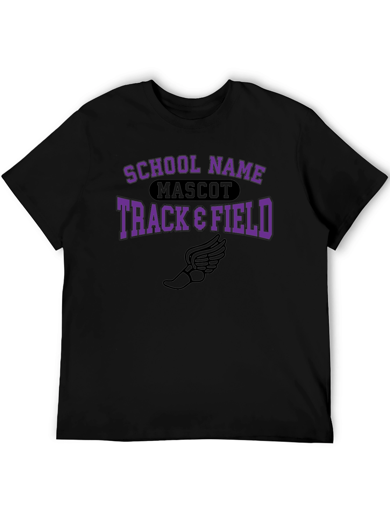 Track & Field School Spirit Graphic Tee