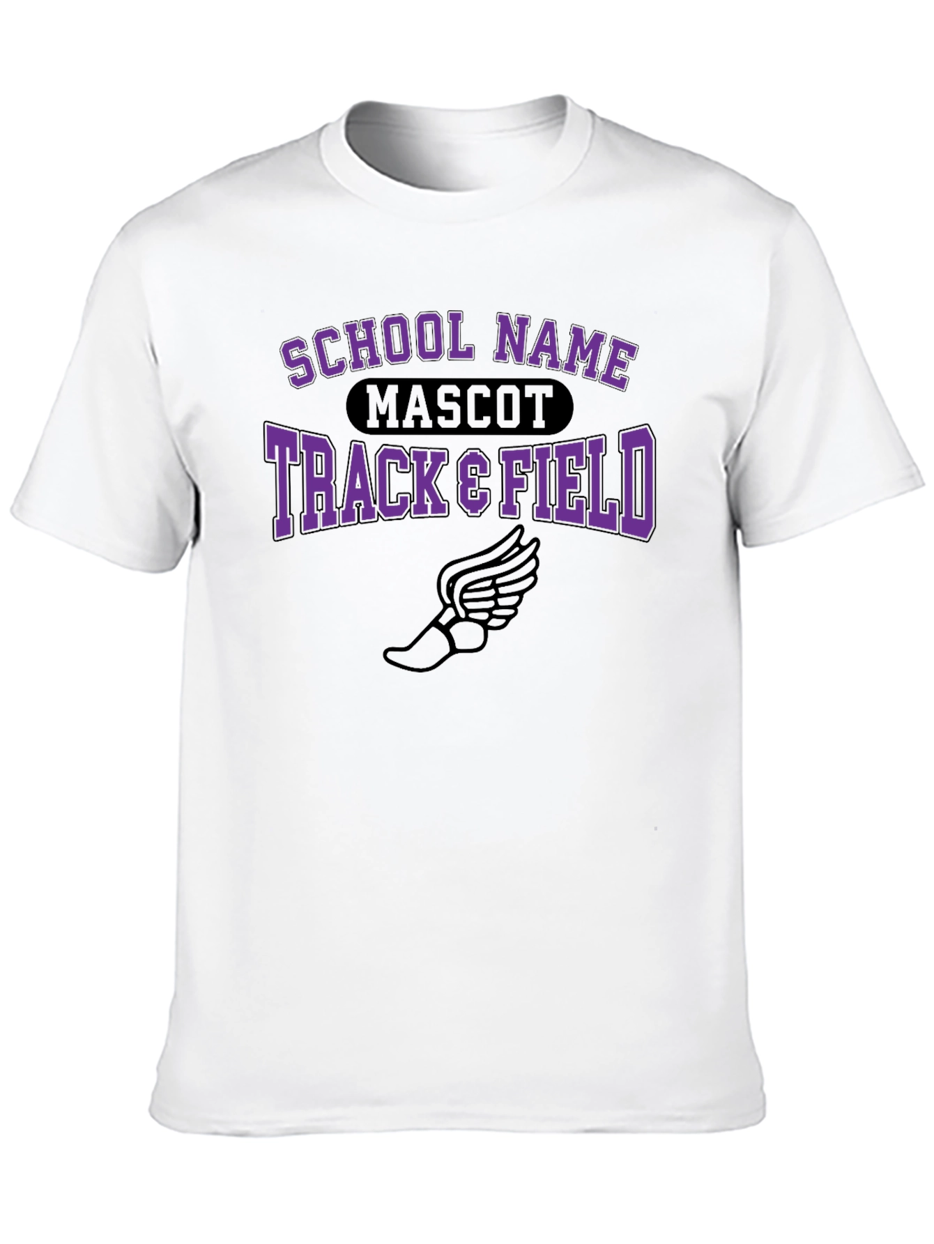 Track & Field School Spirit Graphic Tee