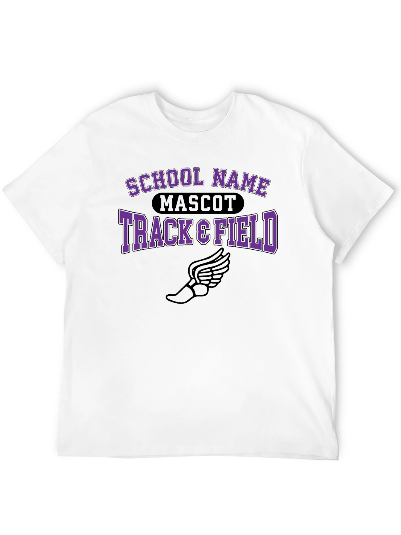 Track & Field School Spirit Graphic Tee