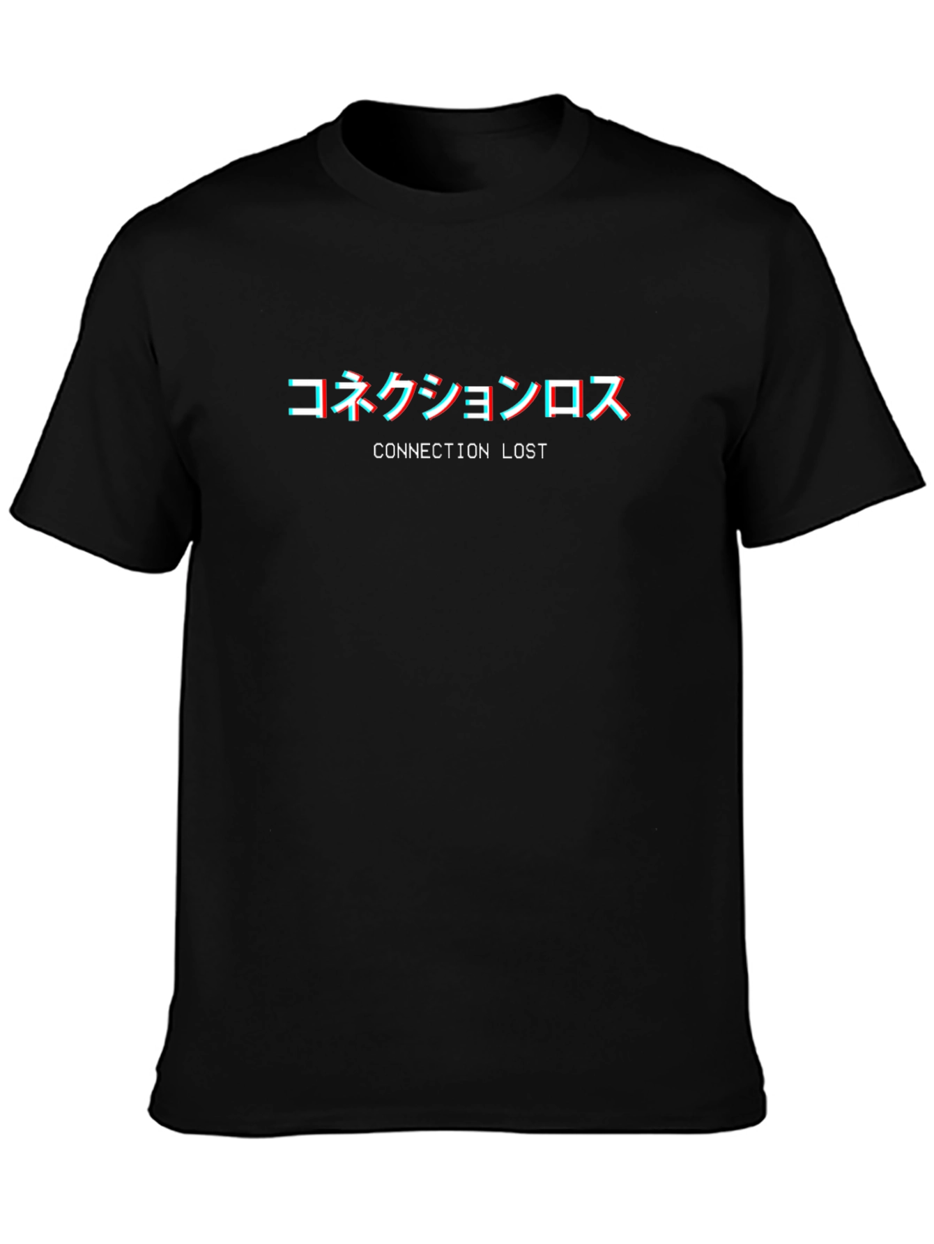 Connection Lost Black Graphic Tee