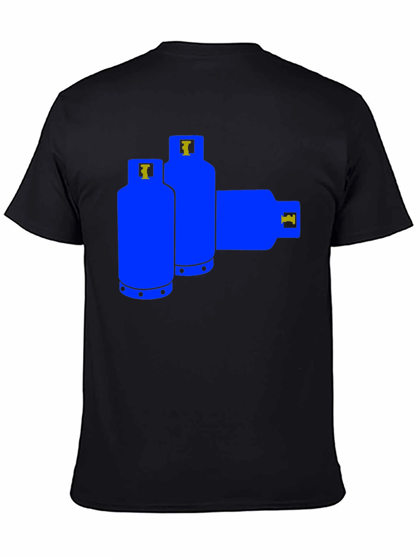 Blue Gas Tank Graphic T-Shirt