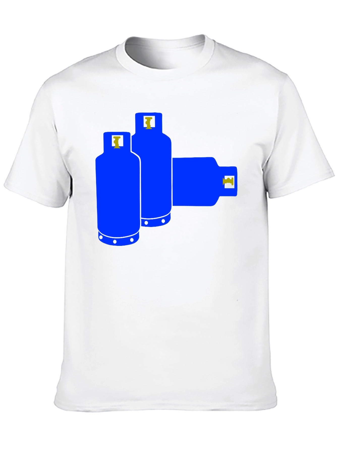 Blue Gas Tank Graphic T-Shirt