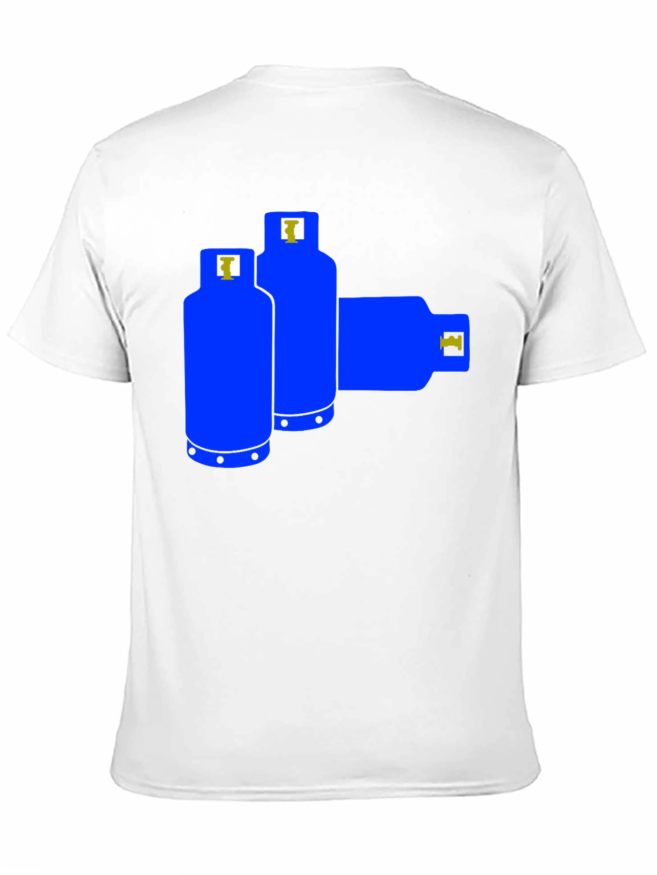 Blue Gas Tank Graphic T-Shirt