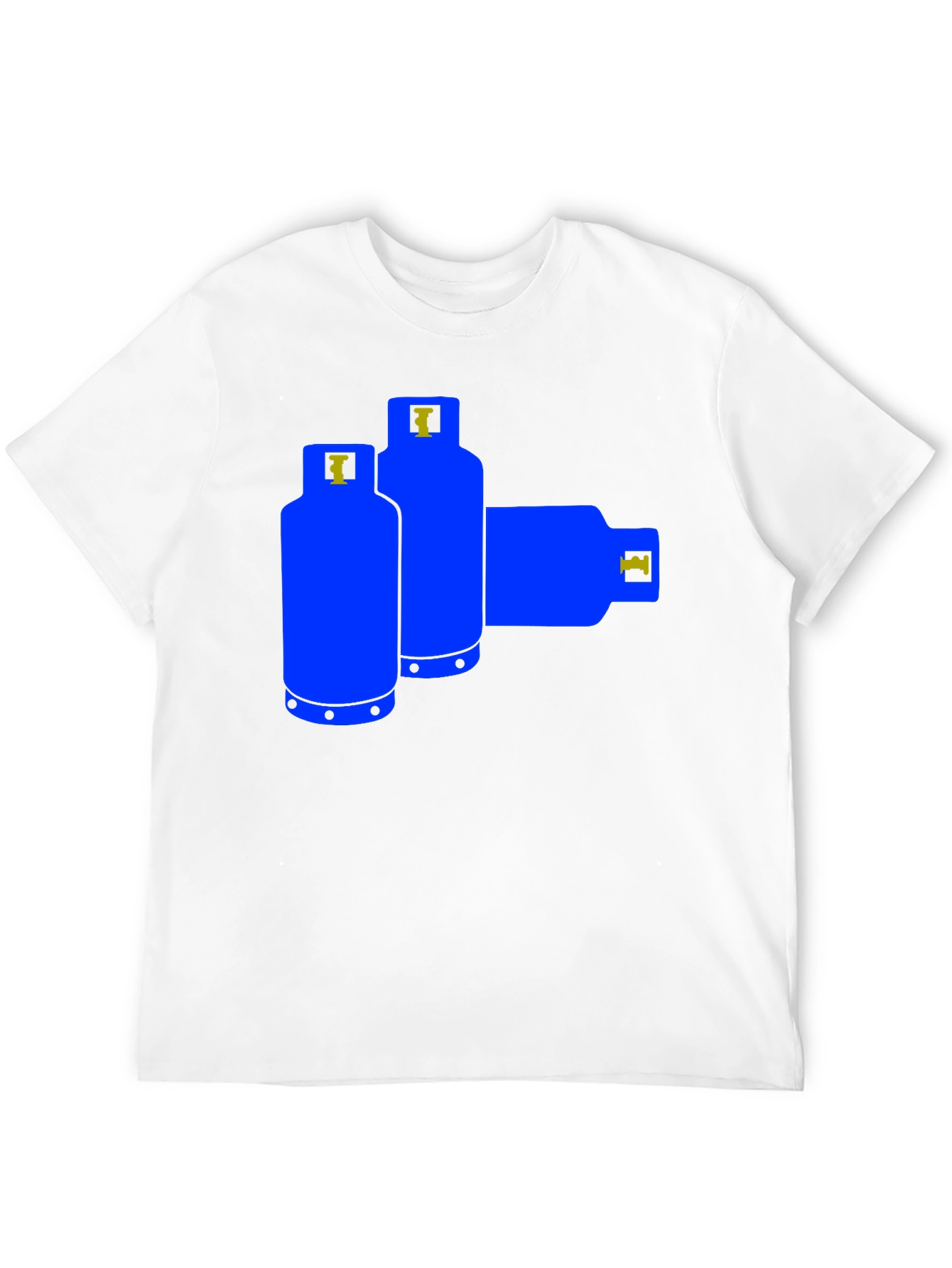 Blue Gas Tank Graphic T-Shirt