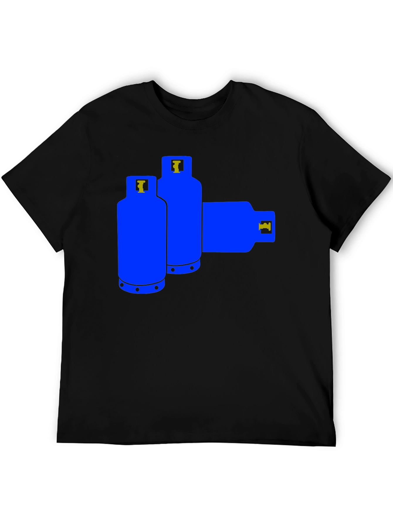 Blue Gas Tank Graphic T-Shirt
