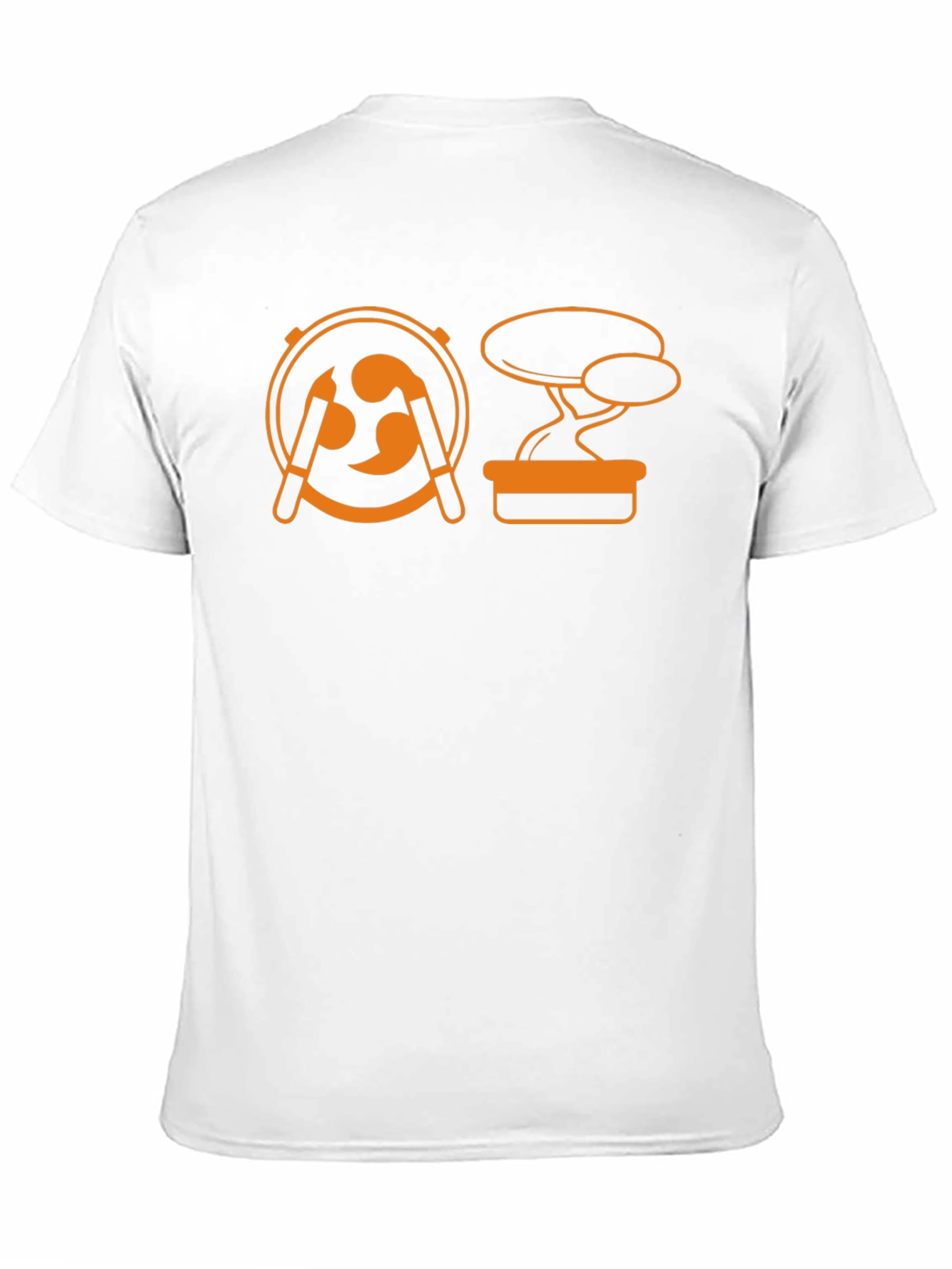 Japanese Art T-Shirt - Drum & Bonsai