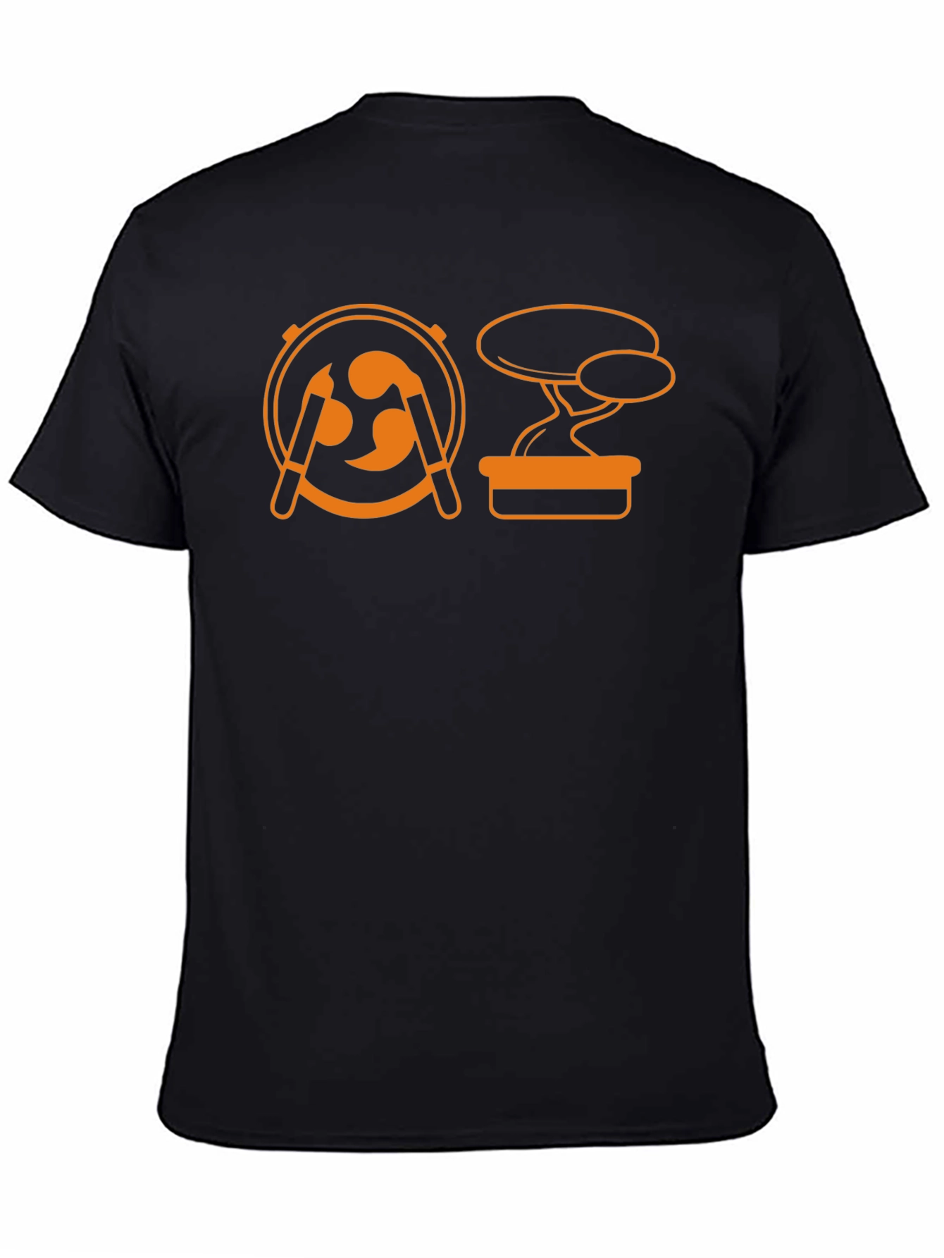 Japanese Art T-Shirt - Drum & Bonsai