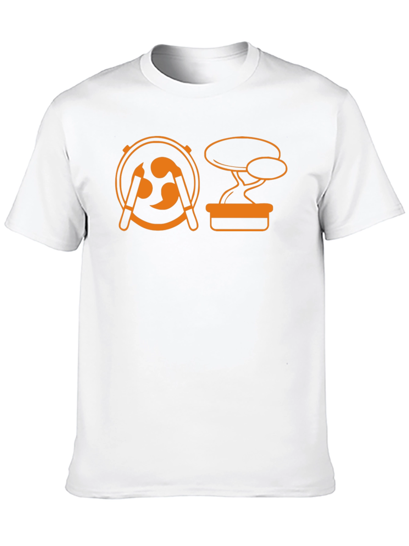 Japanese Art T-Shirt - Drum & Bonsai