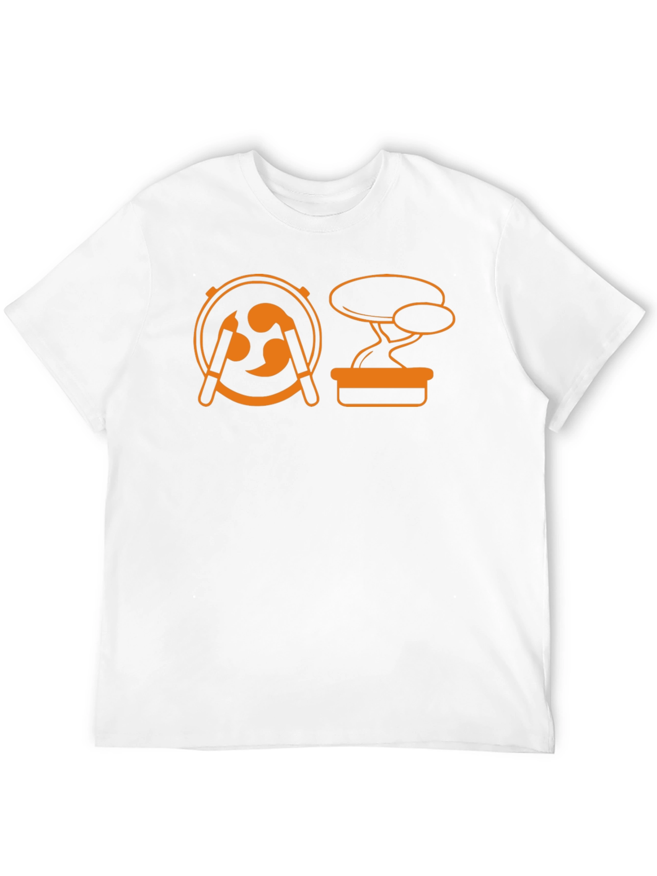 Japanese Art T-Shirt - Drum & Bonsai
