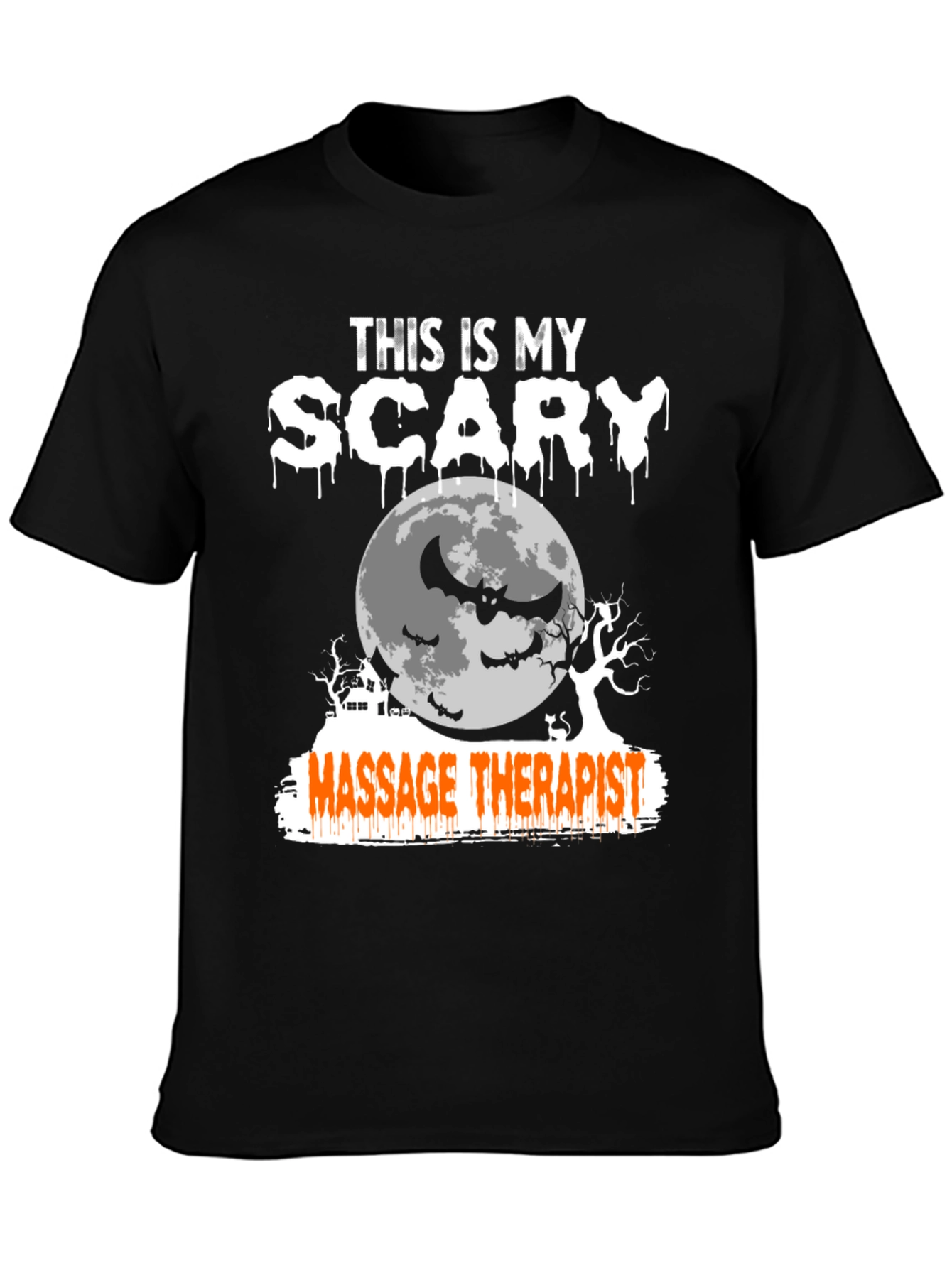 Scary Massage Therapist Halloween T-Shirt