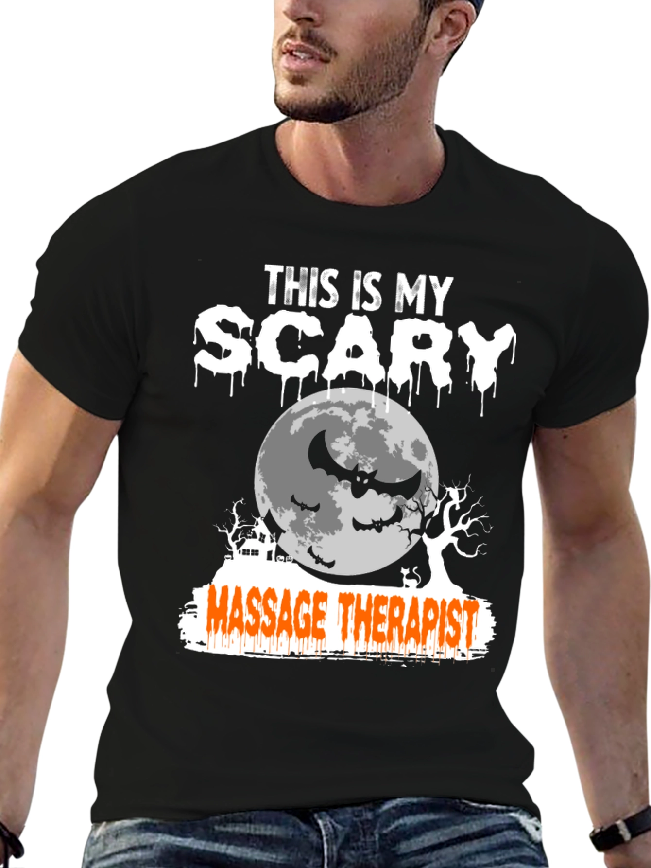 Scary Massage Therapist Halloween T-Shirt