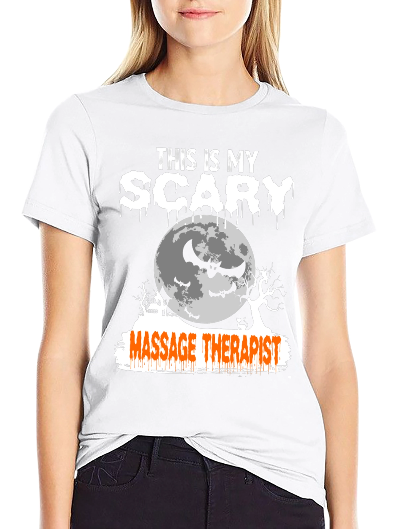 Scary Massage Therapist Halloween T-Shirt