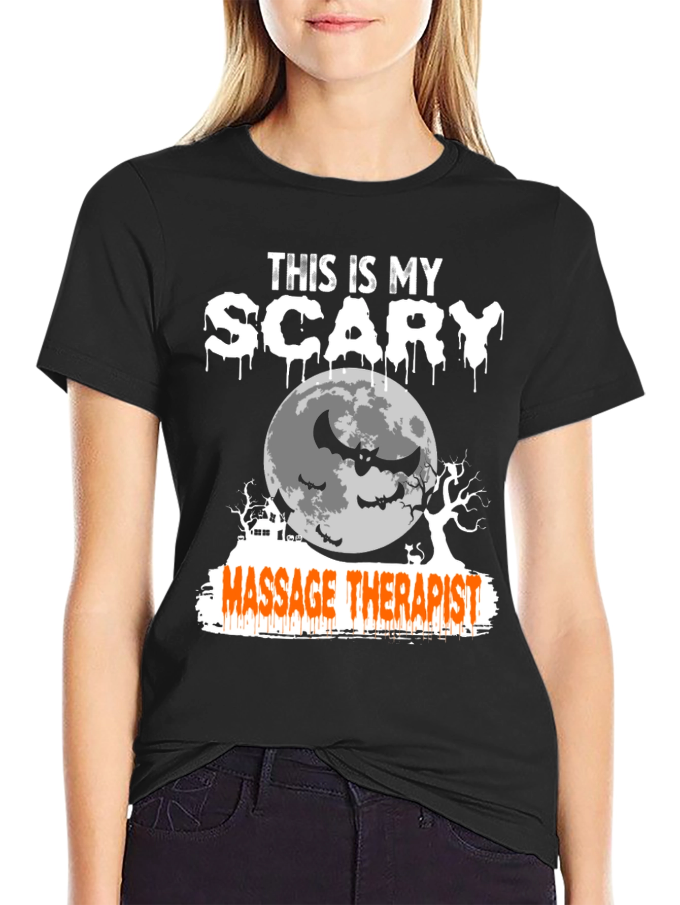 Scary Massage Therapist Halloween T-Shirt