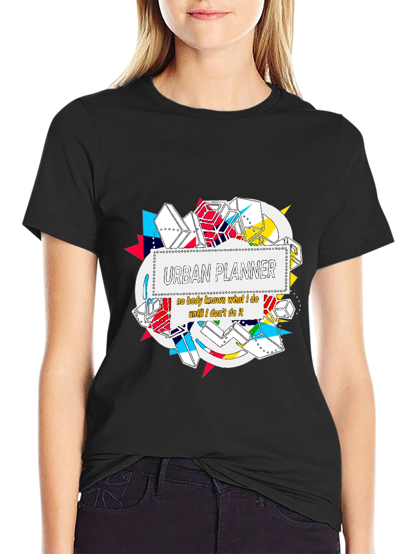 Urban Planner Graphic T-Shirt - Novelty Design