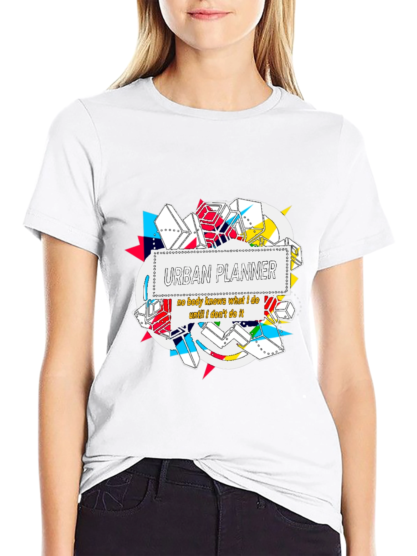 Urban Planner Graphic T-Shirt - Novelty Design